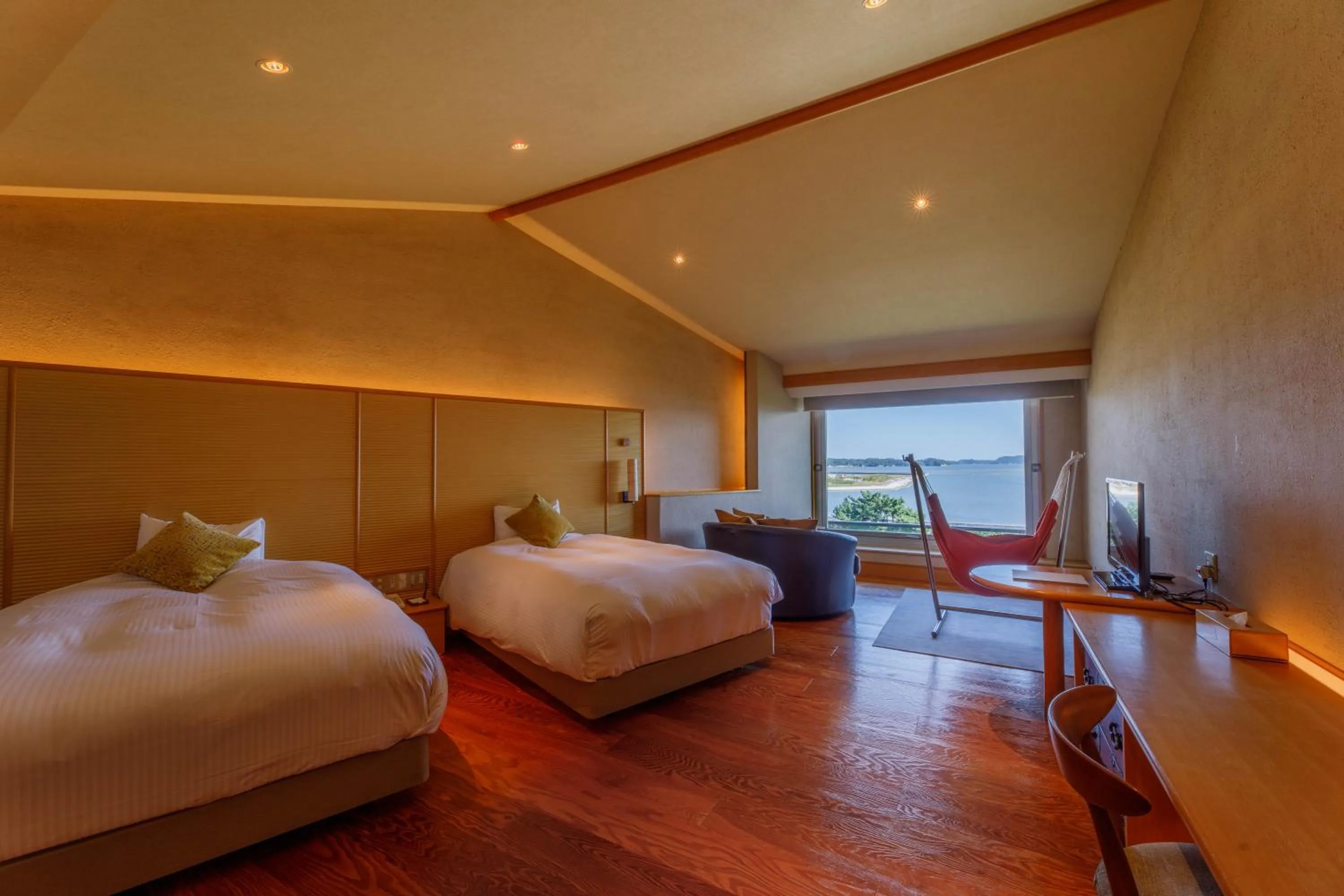 Bedroom, Bed in Matsushima Ichinobo