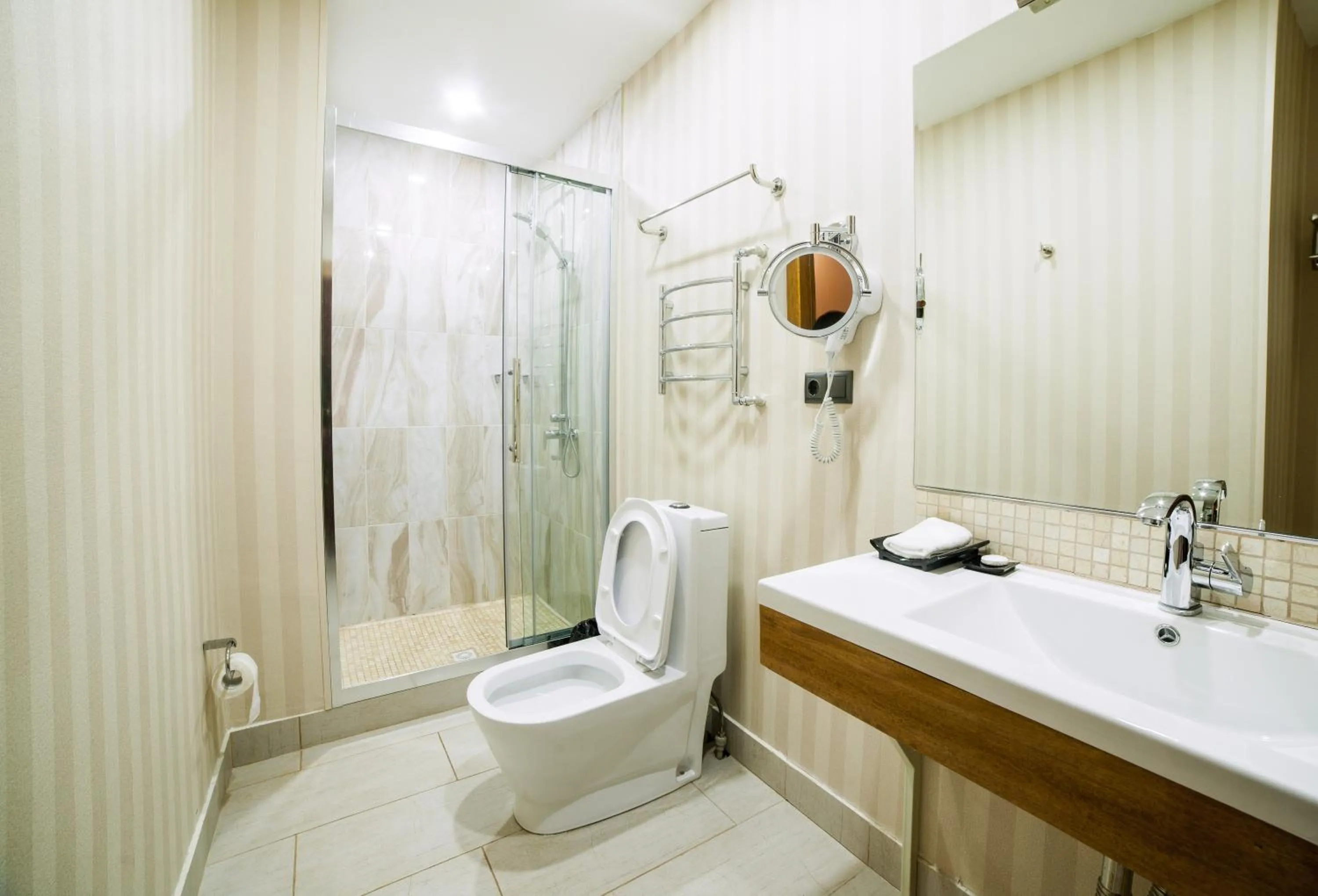 Shower in Absolute Hotel