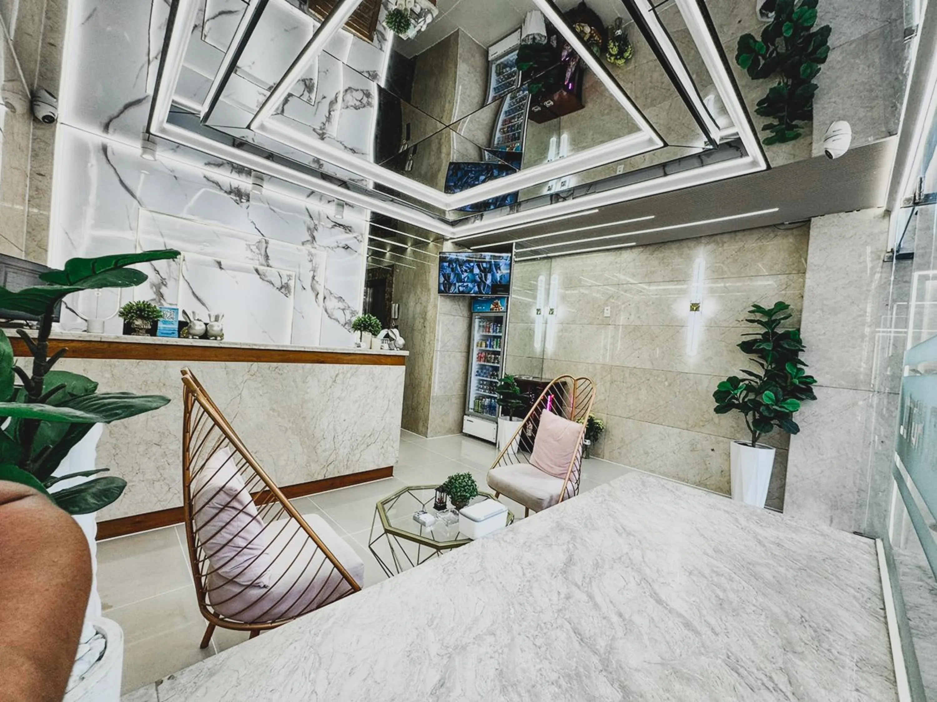 Lobby or reception, Bed in Ngoc San San Hotel HCM