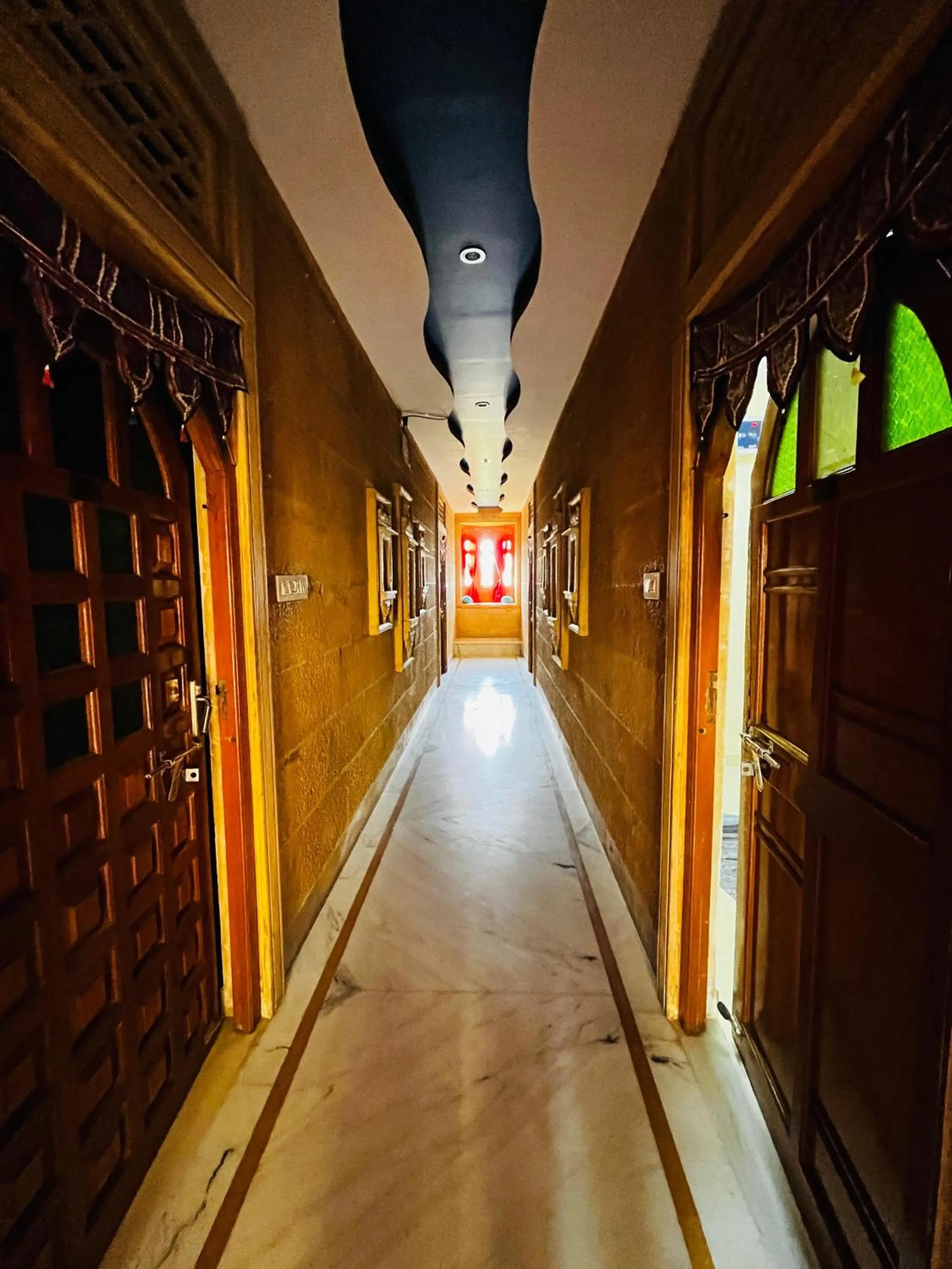 Lobby or reception in Golden Marigold Hotel