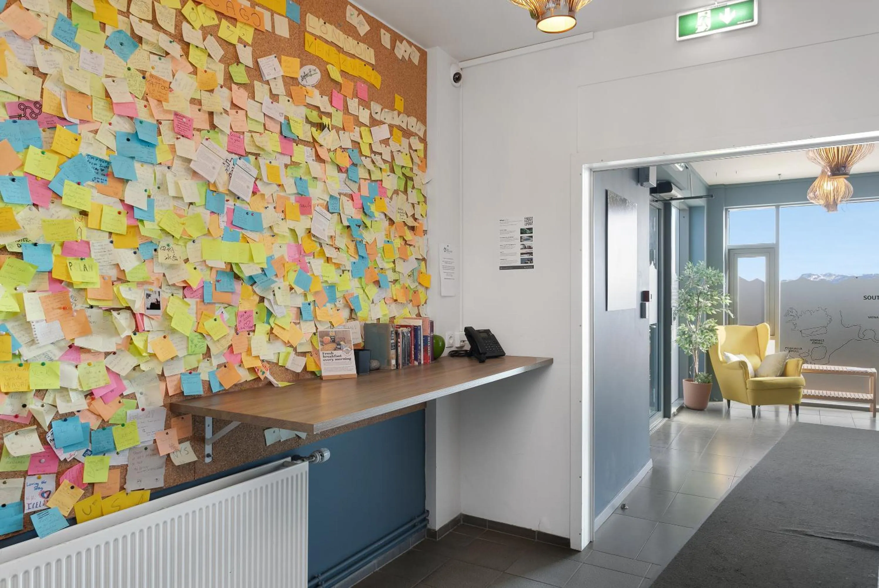 Facade/entrance in Blue Mountain Apartments by Heimaleiga