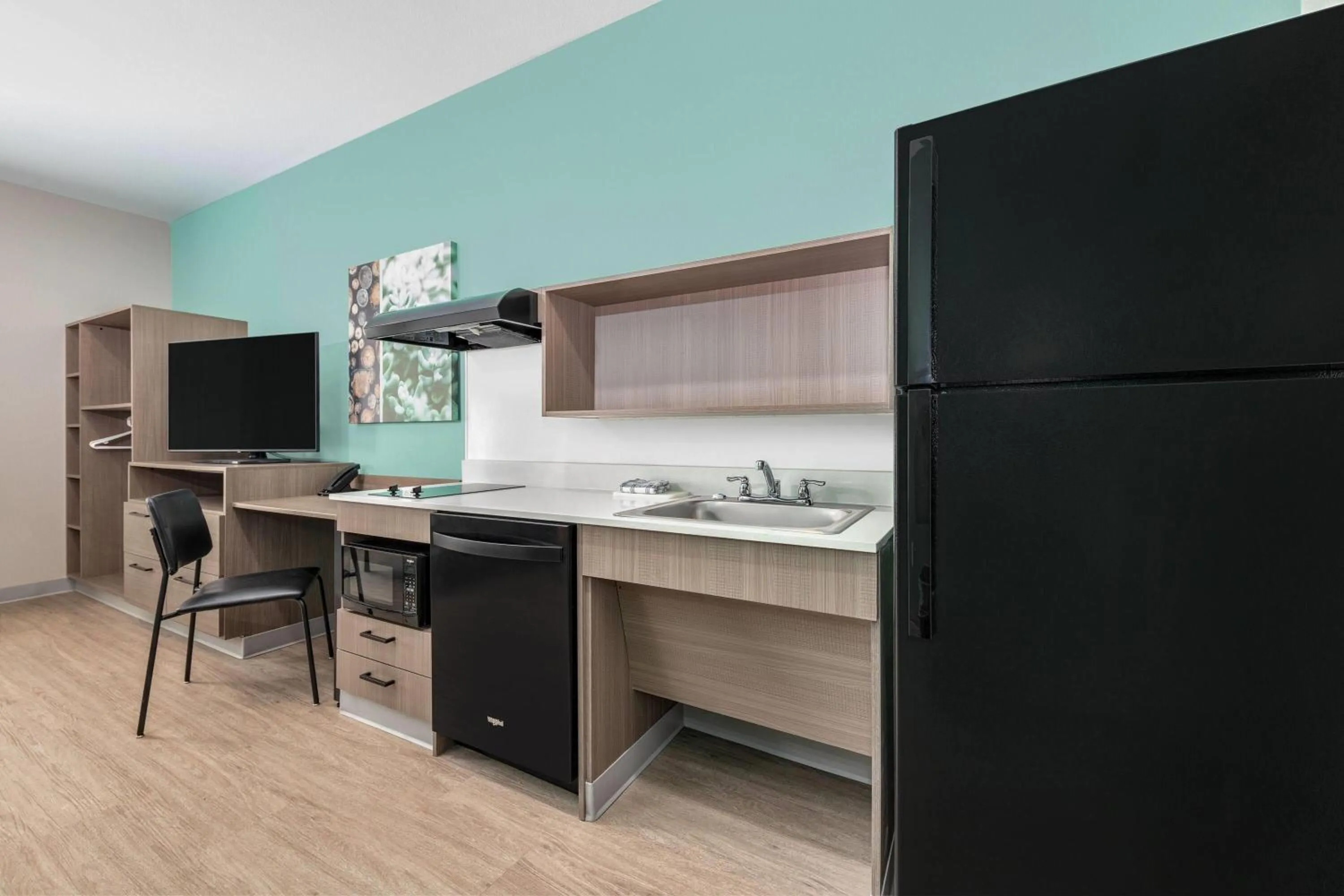 Photo of the whole room in ECHO Suites Extended Stay by Wyndham Dallas Plano Richardson