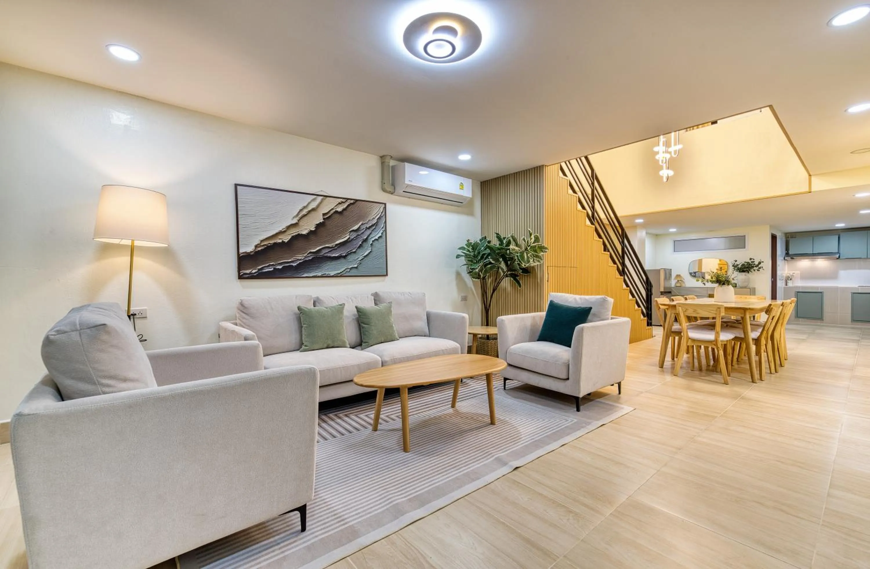 Living room in AB House