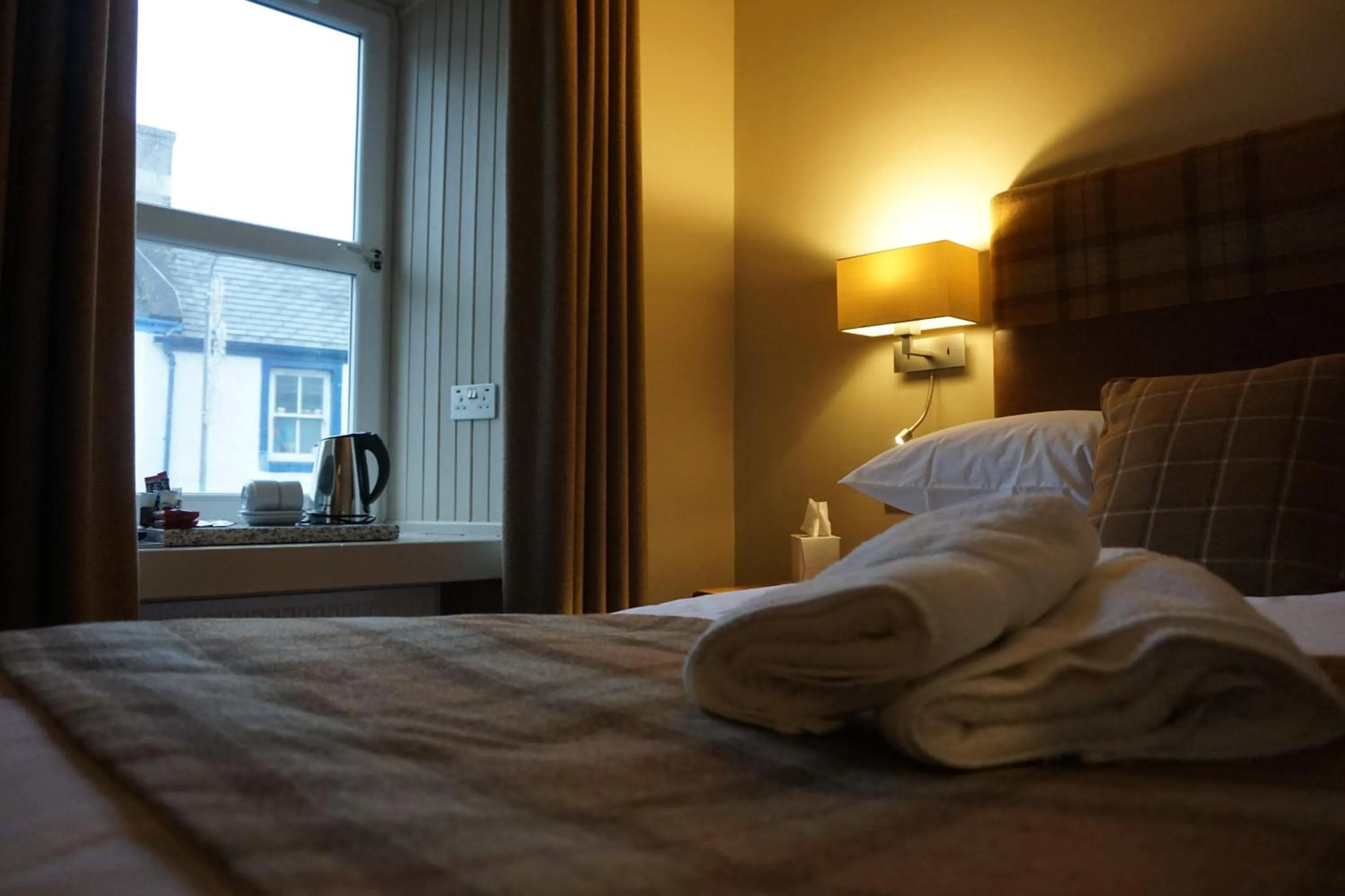Bed in Lochside Hotel