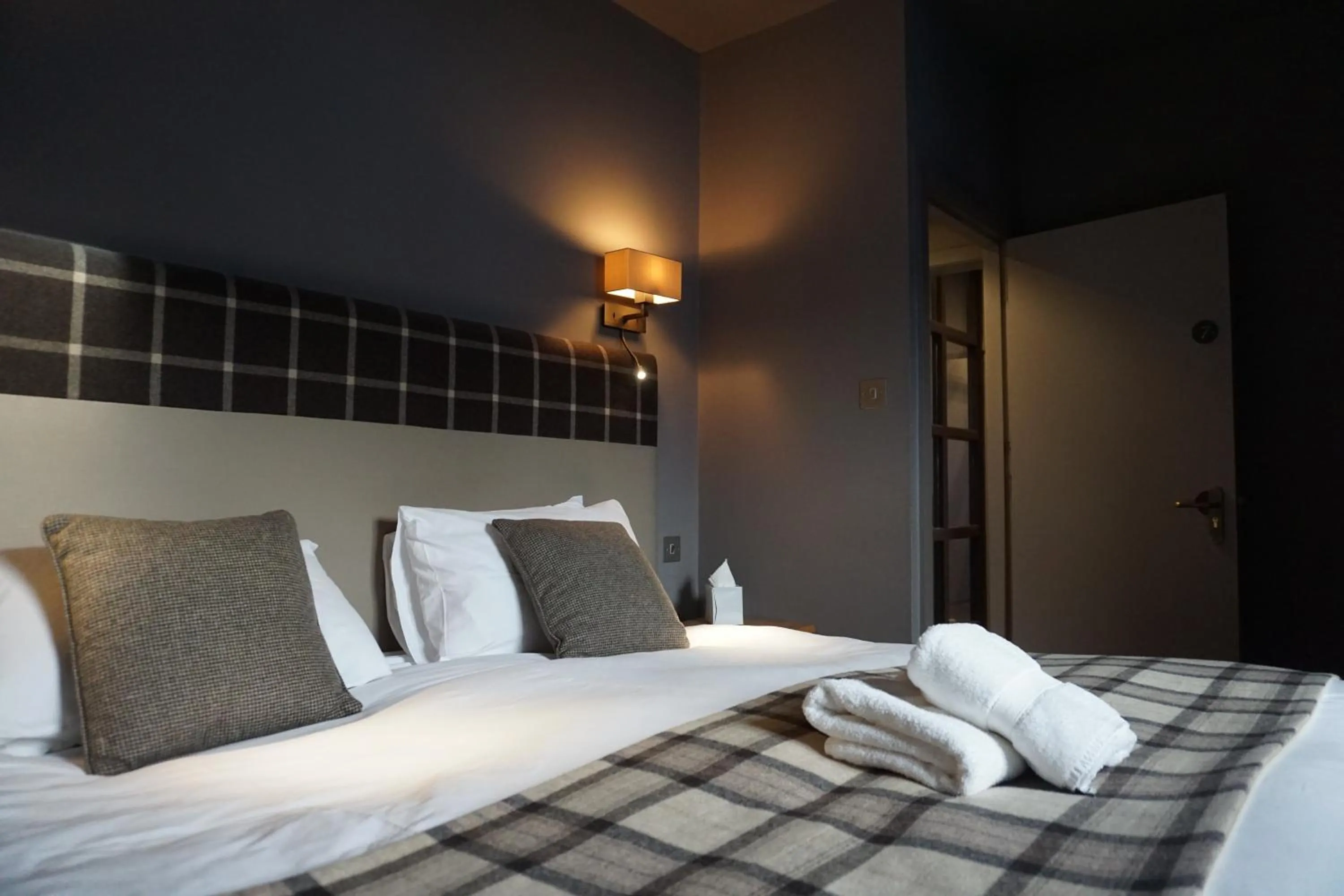 Bed in Lochside Hotel