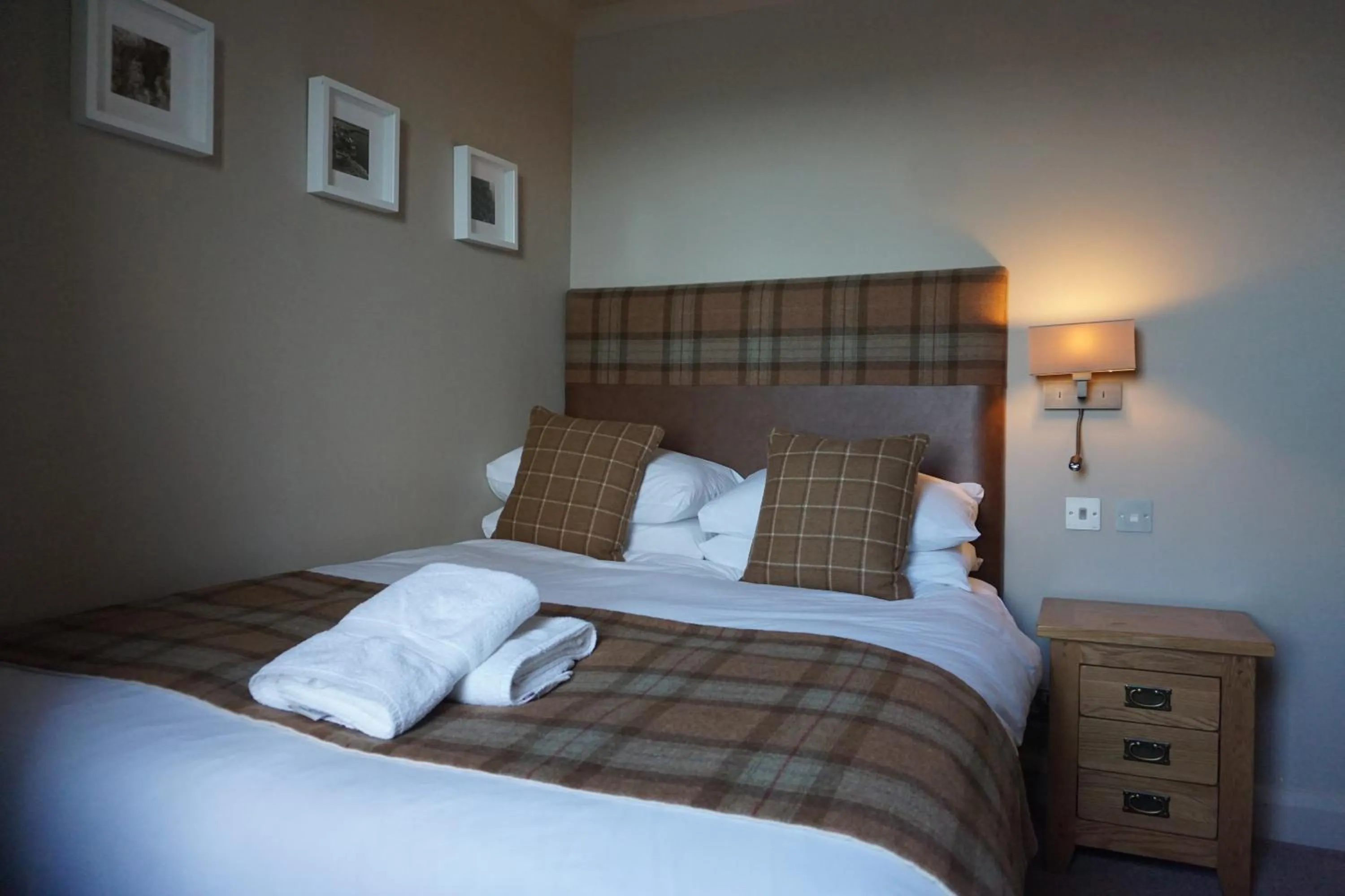Bed in Lochside Hotel