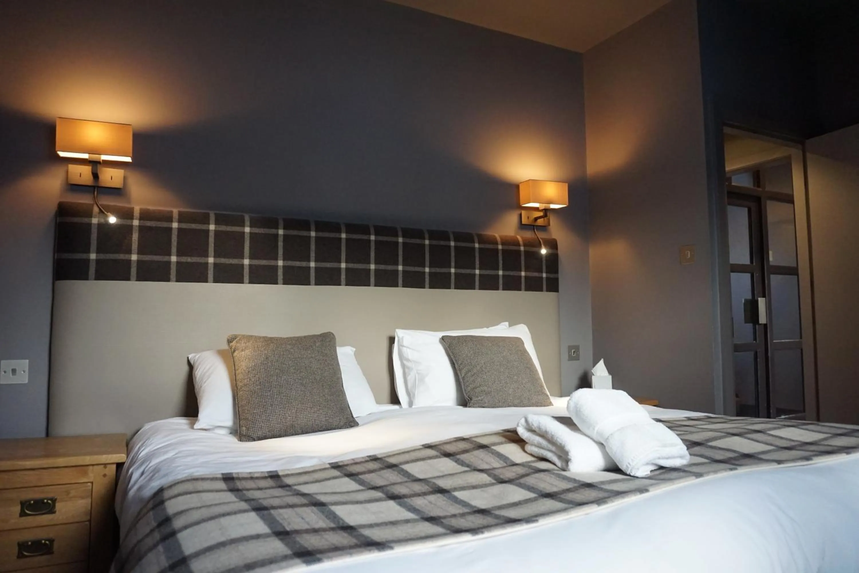 Bed in Lochside Hotel