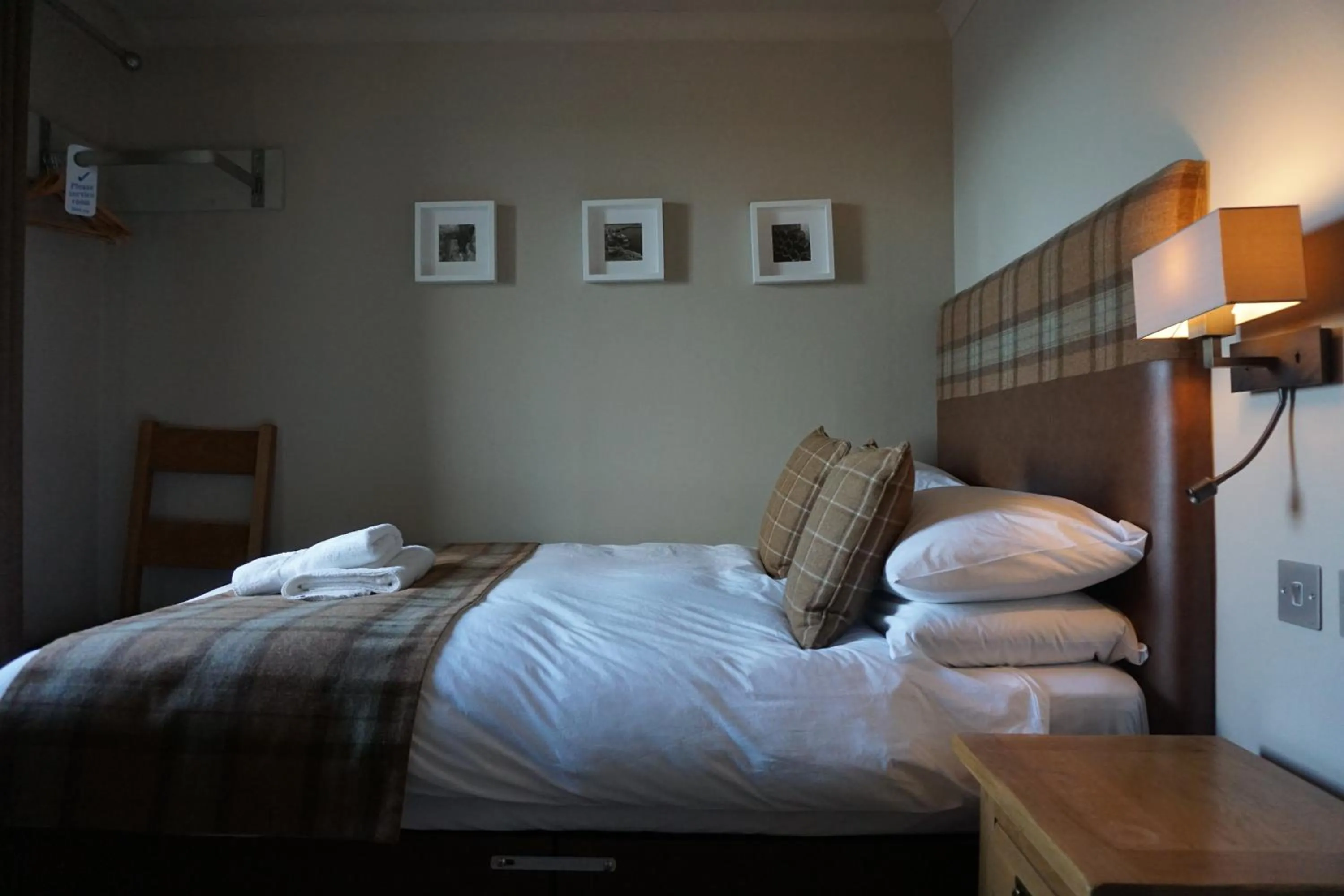 Bed in Lochside Hotel