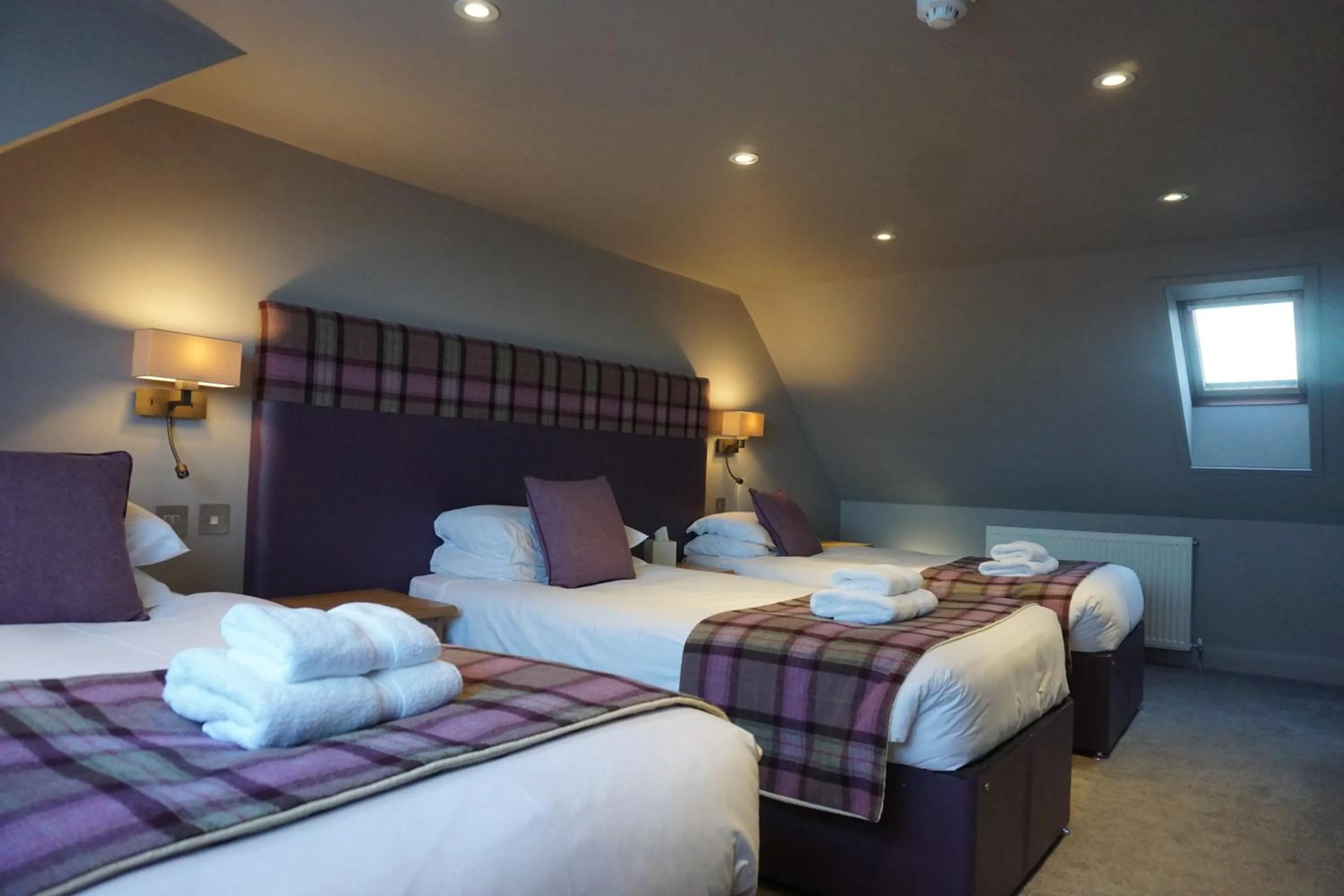 Bed in Lochside Hotel