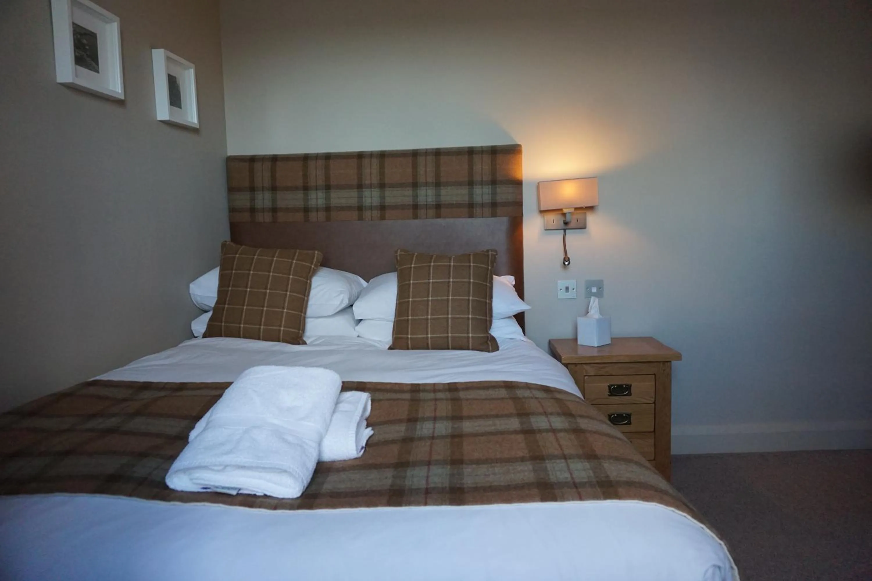 Bed in Lochside Hotel