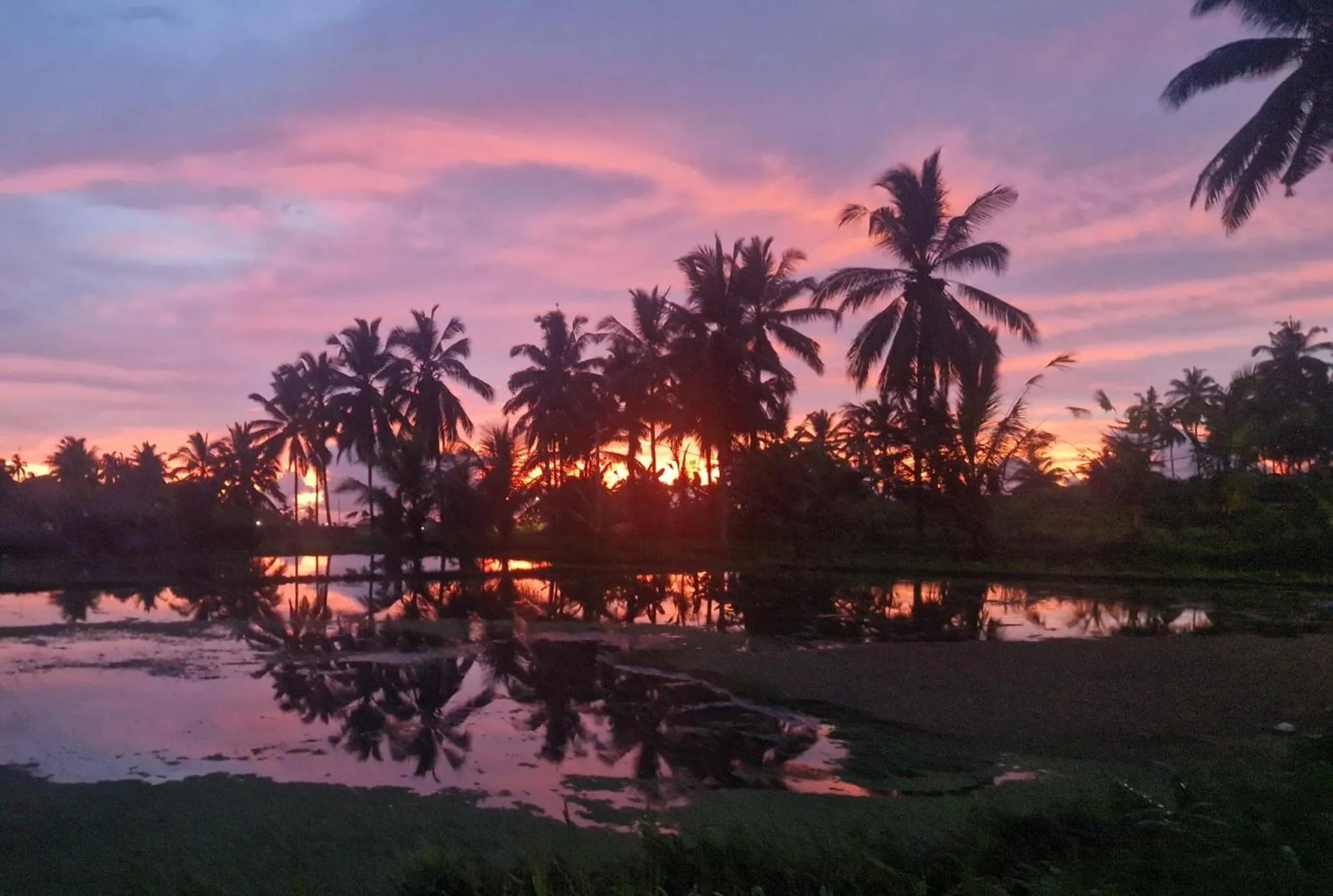 Sunrise in Muraya Villas in Ubud