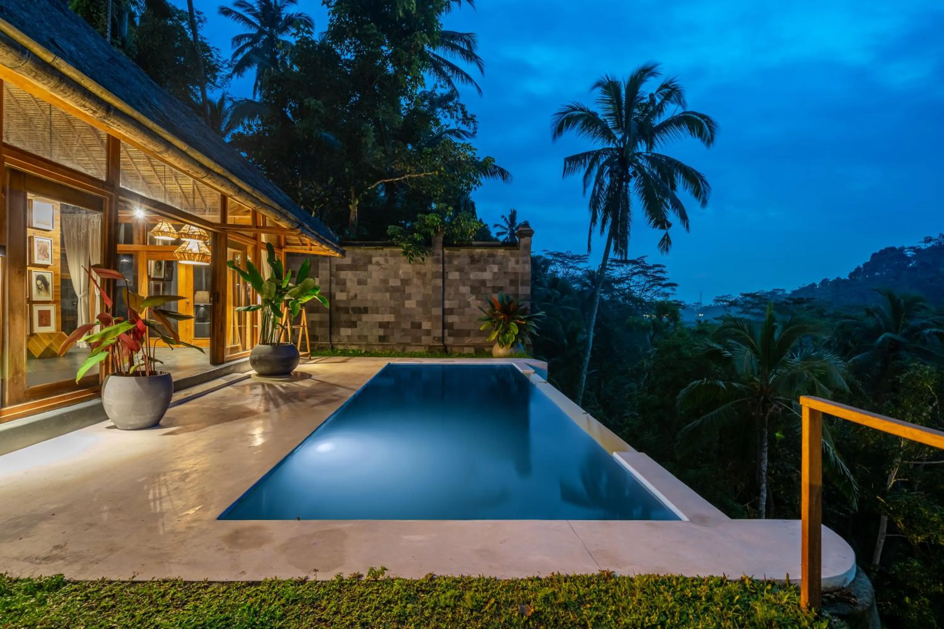 Natural landscape in Muraya Villas in Ubud