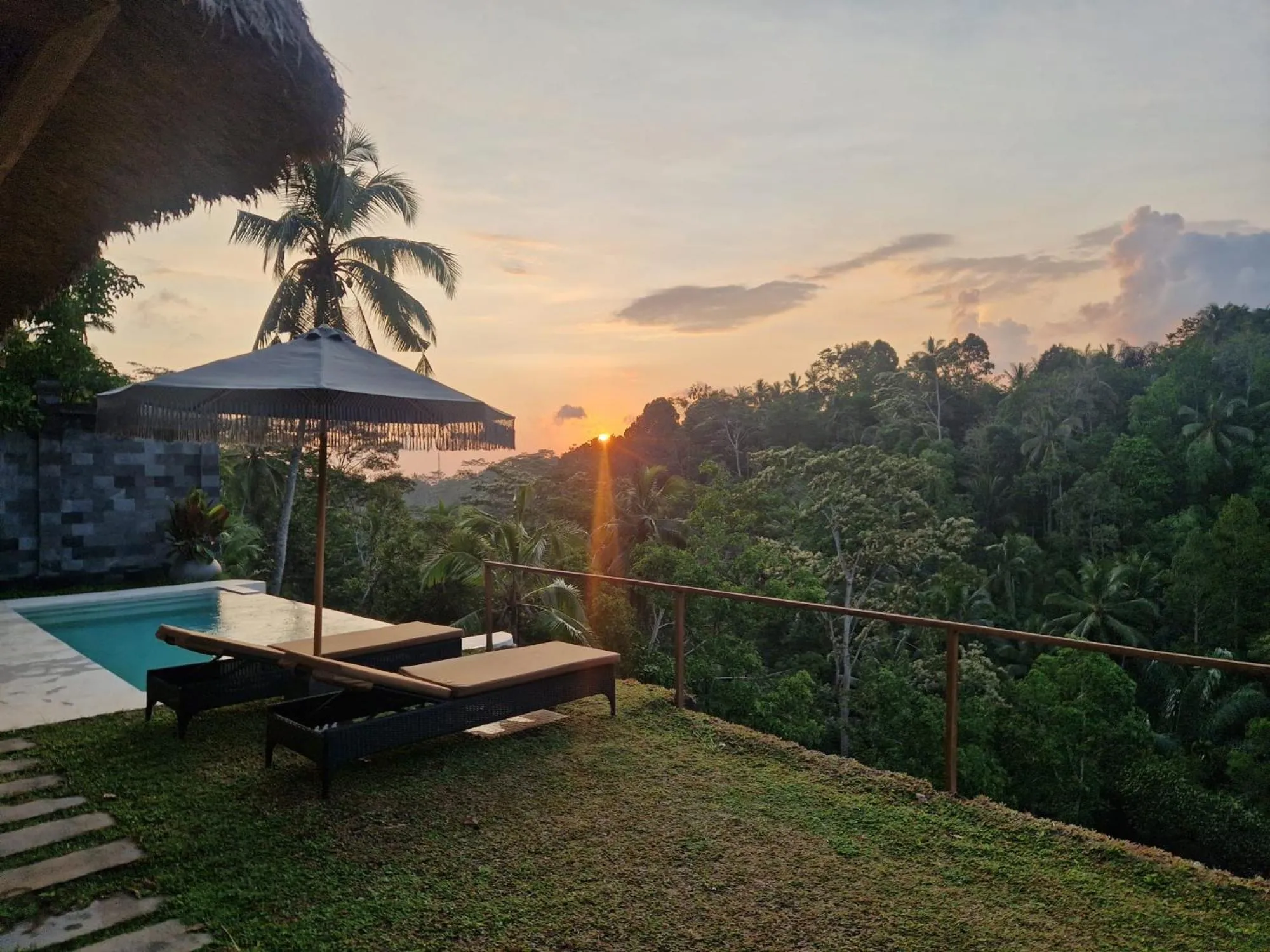 Natural landscape in Muraya Villas in Ubud