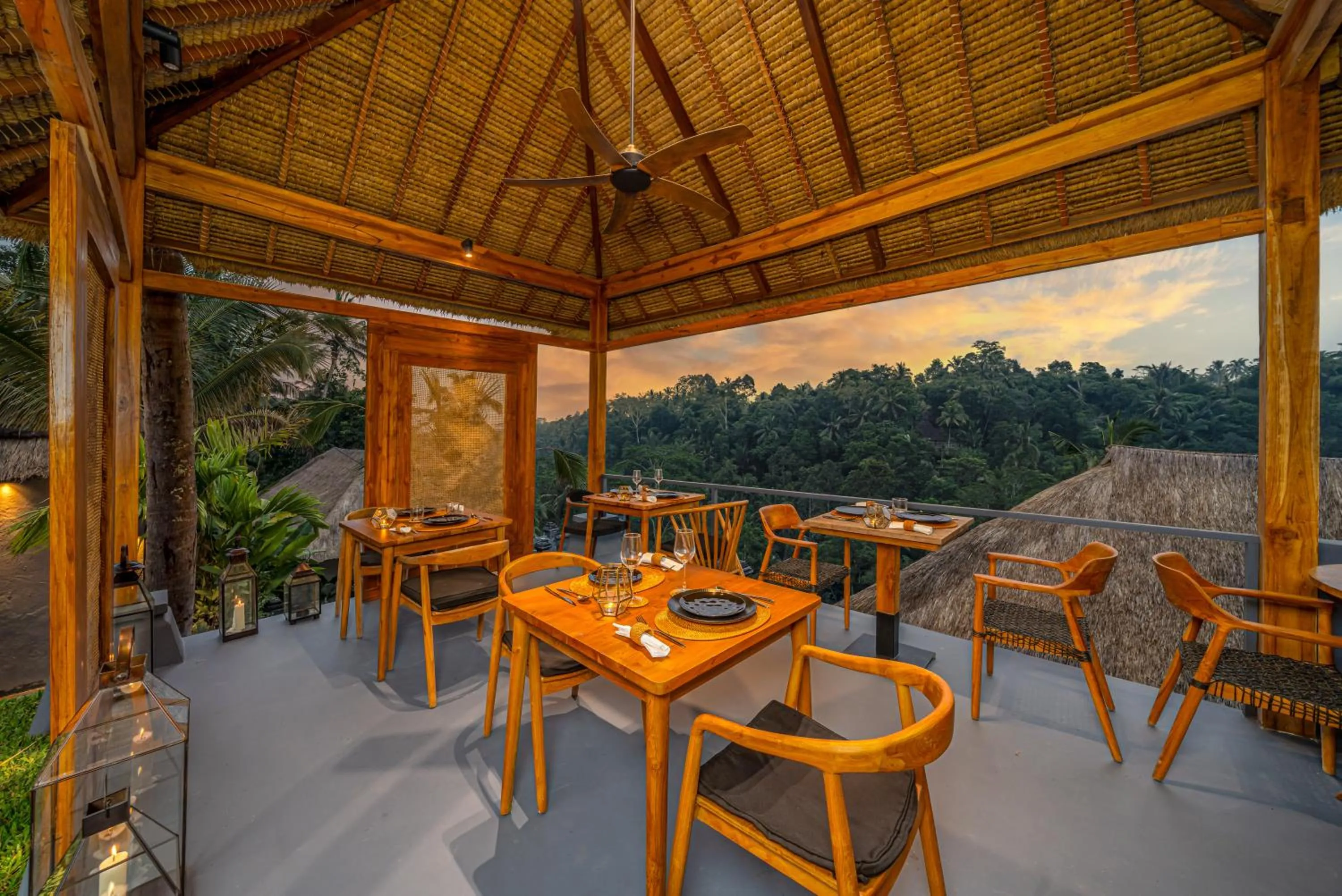 Patio in Muraya Villas in Ubud
