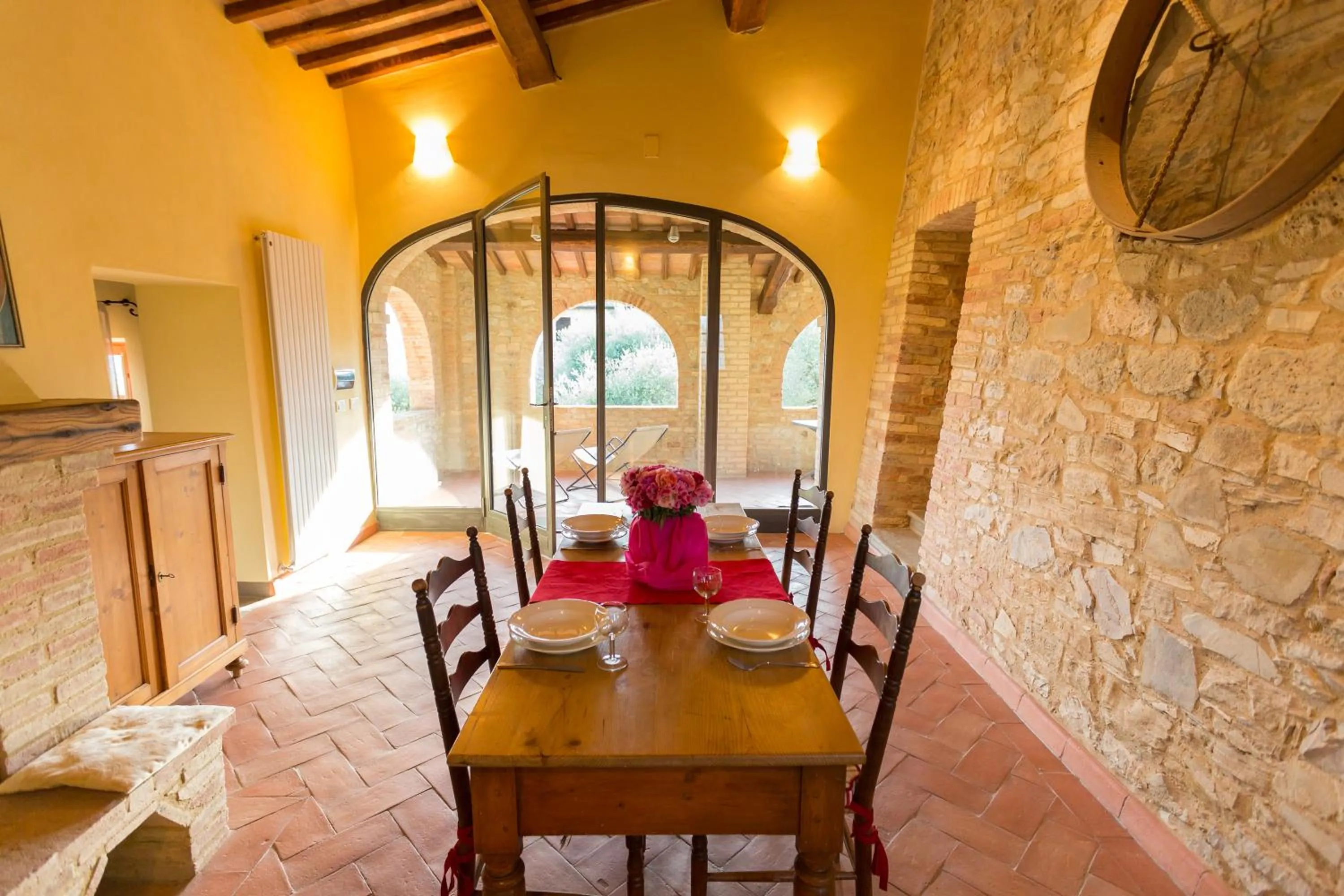 Dining area in Tenuta Di Monaciano