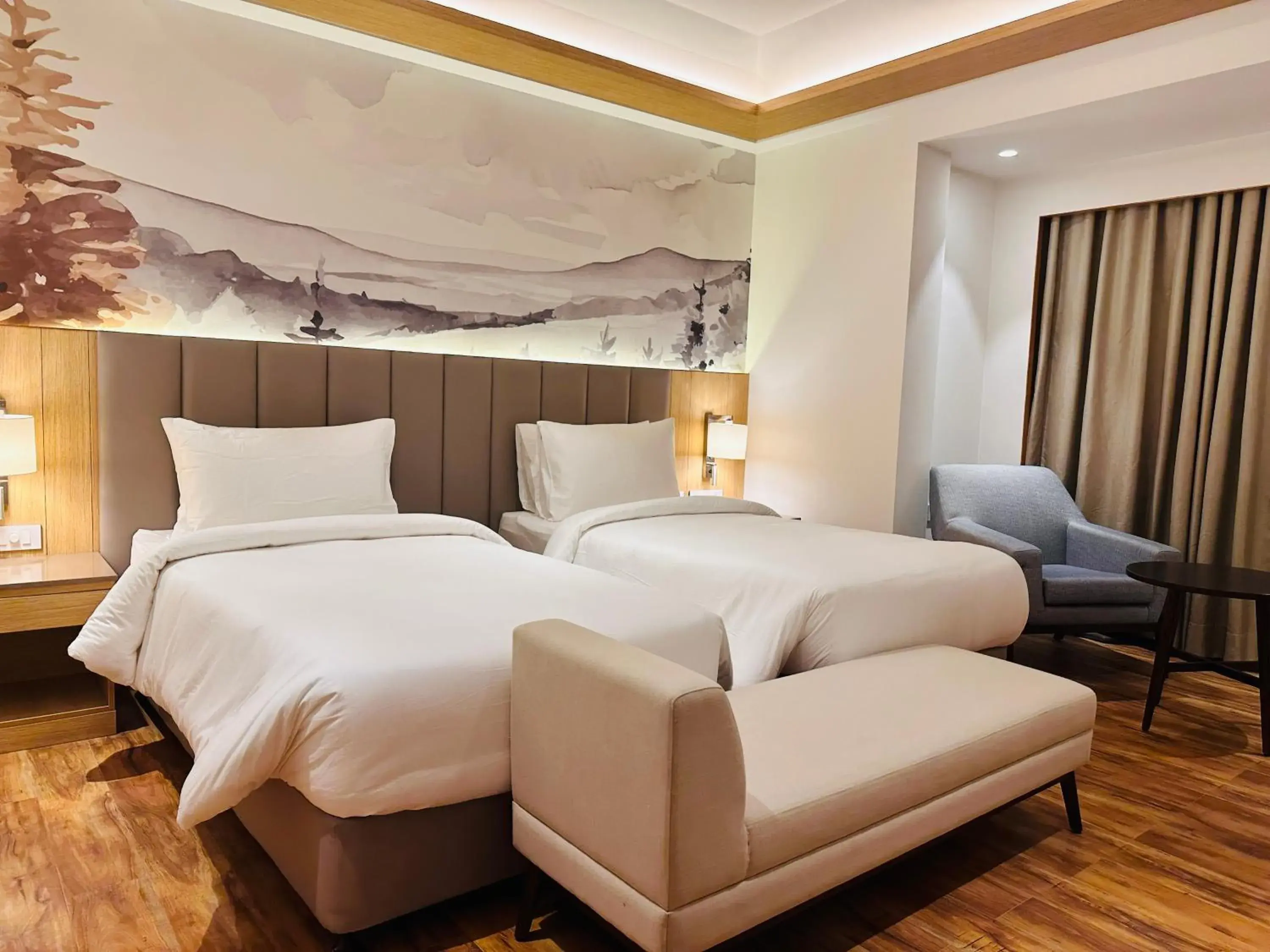 Superior Twin Room with City View - Non-Smoking in Best Western Matra Kasauli Superior Twin Room with City View - Non-Smoking in Best Western Matra Kasauli