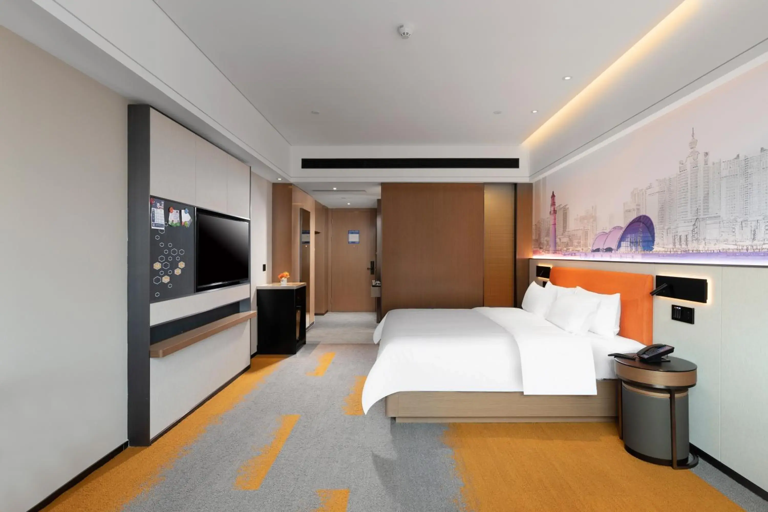 Deluxe Double Room in Hampton by Hilton Qingdao Jiaodong International Airport South Deluxe Double Room in Hampton by Hilton Qingdao Jiaodong International Airport South