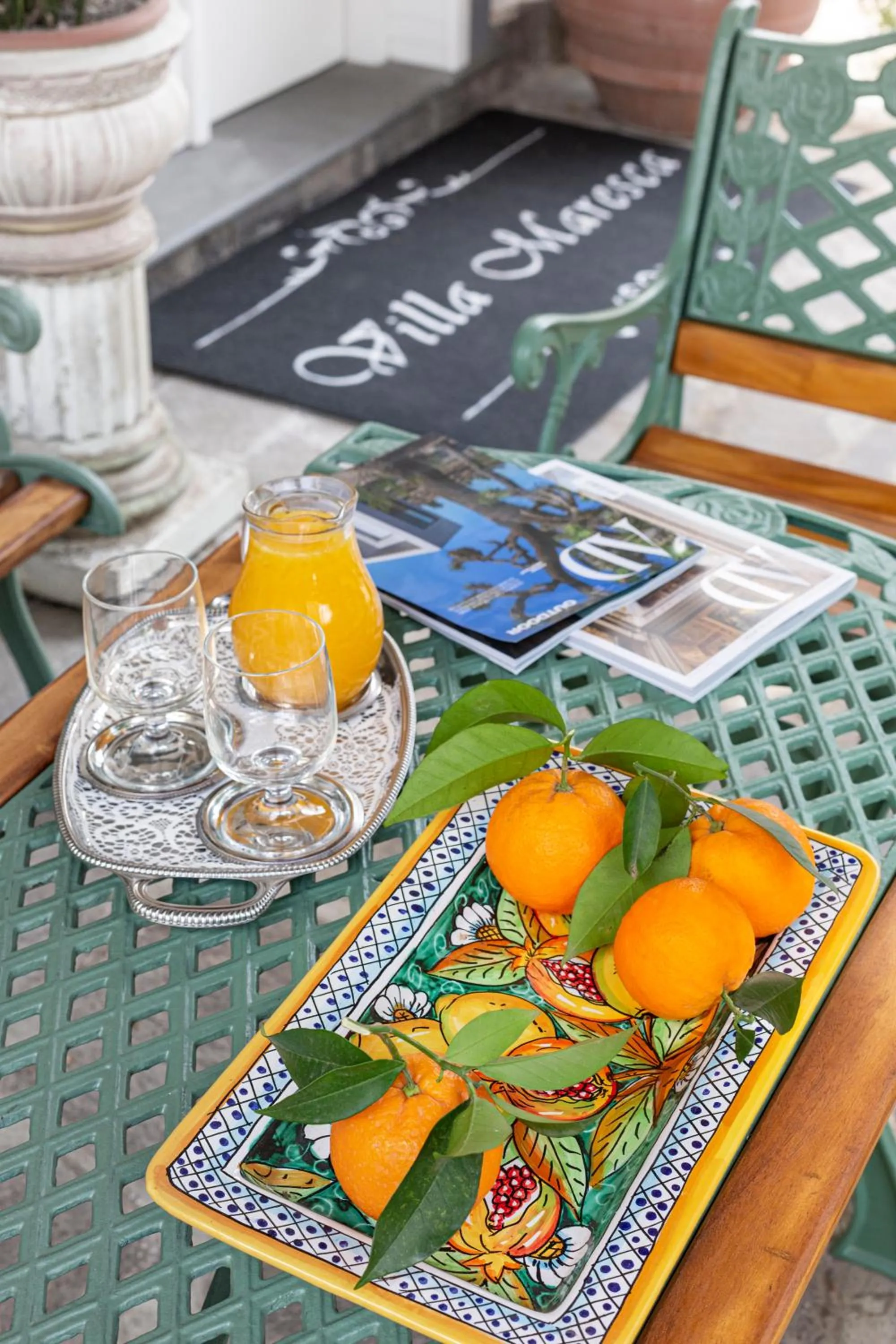 Patio in Villa Maresca B&B