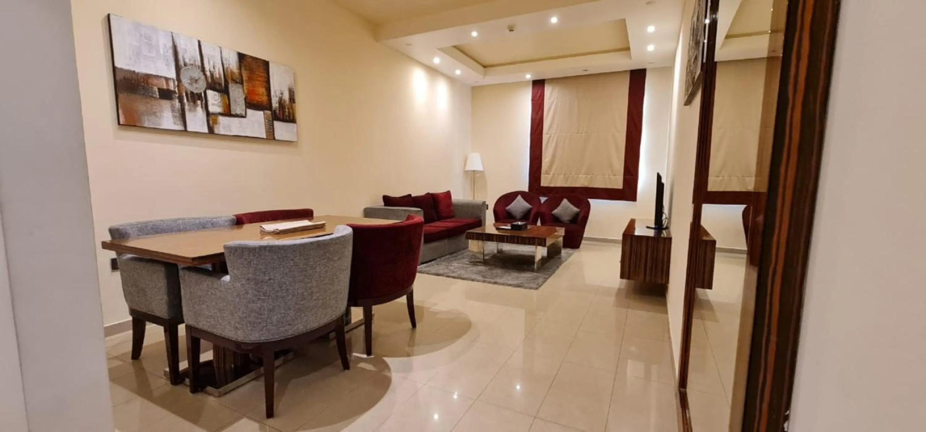 Living room in The View Al Barsha Hotel Apartments