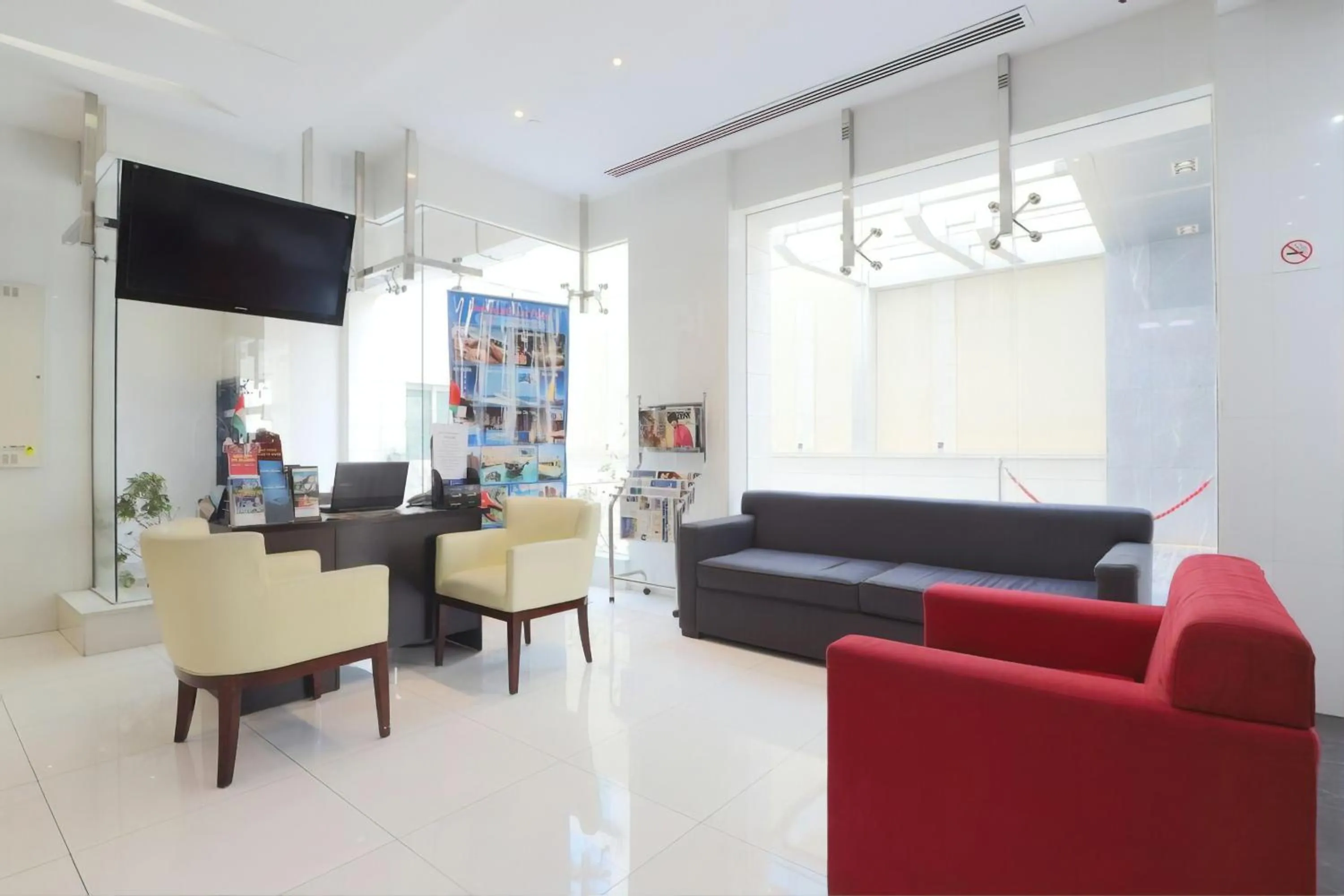 Lobby or reception in The View Al Barsha Hotel Apartments