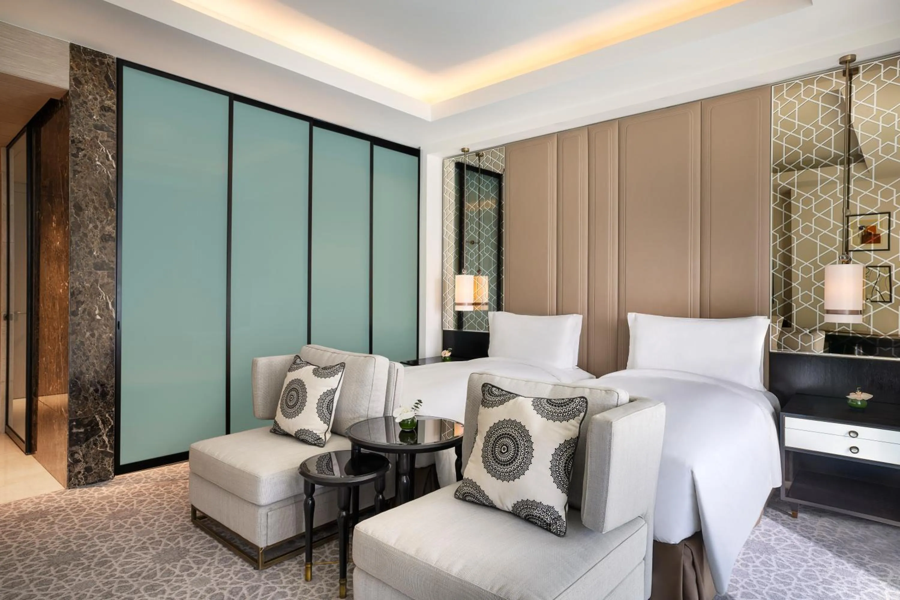 Bed in Sofitel Riyadh Hotel & Convention Centre