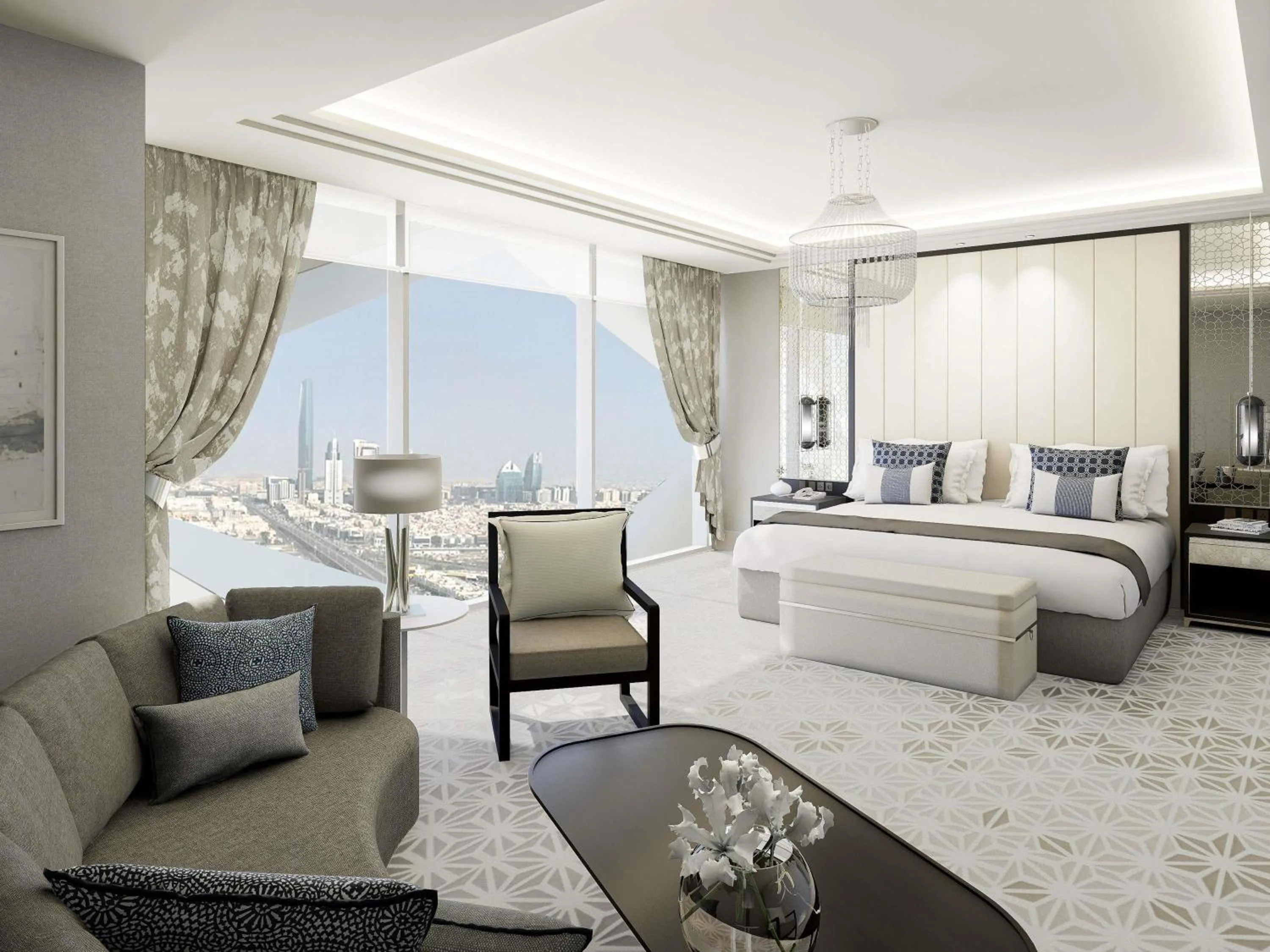 Bedroom, Bed in Sofitel Riyadh Hotel & Convention Centre