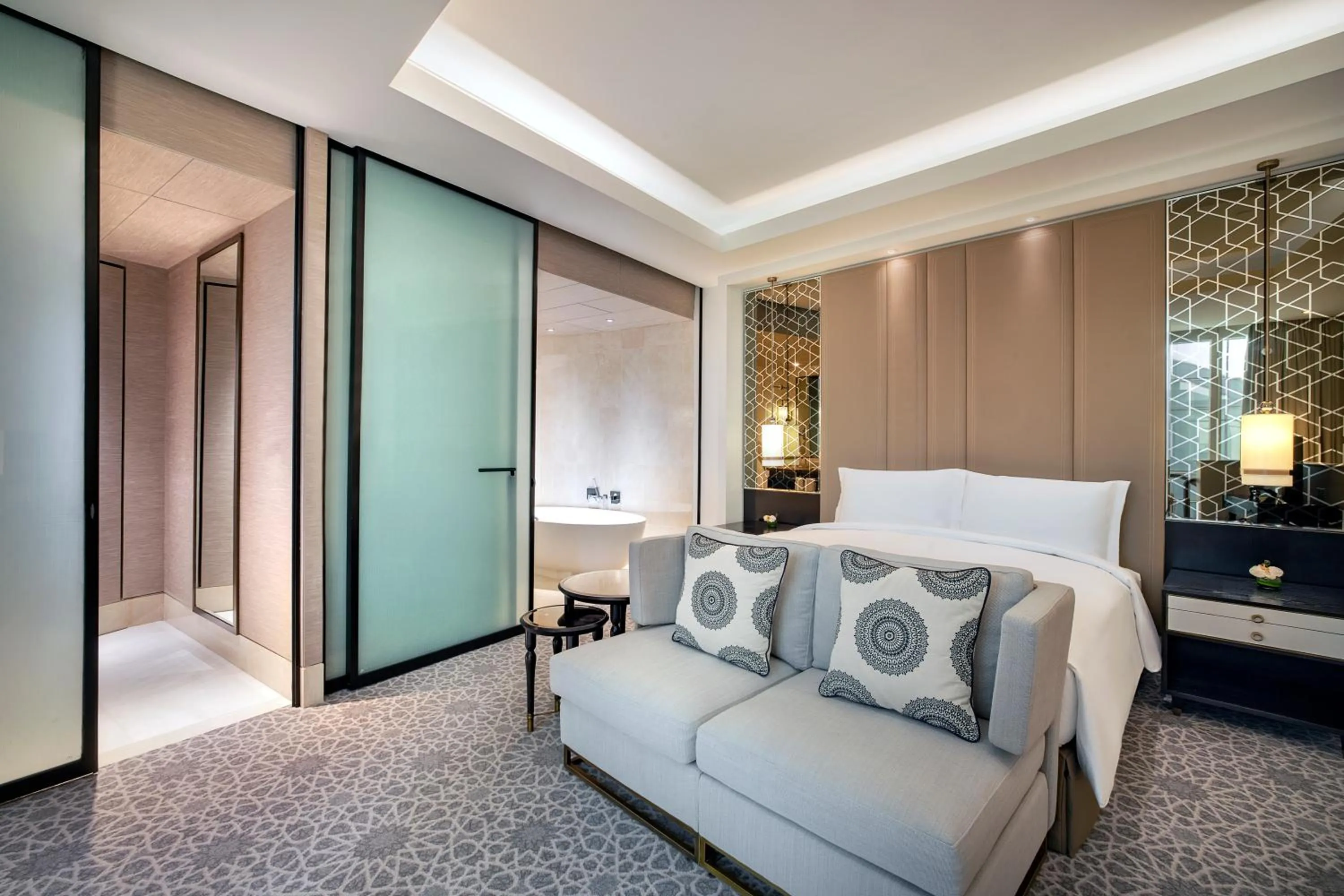 Bed in Sofitel Riyadh Hotel & Convention Centre