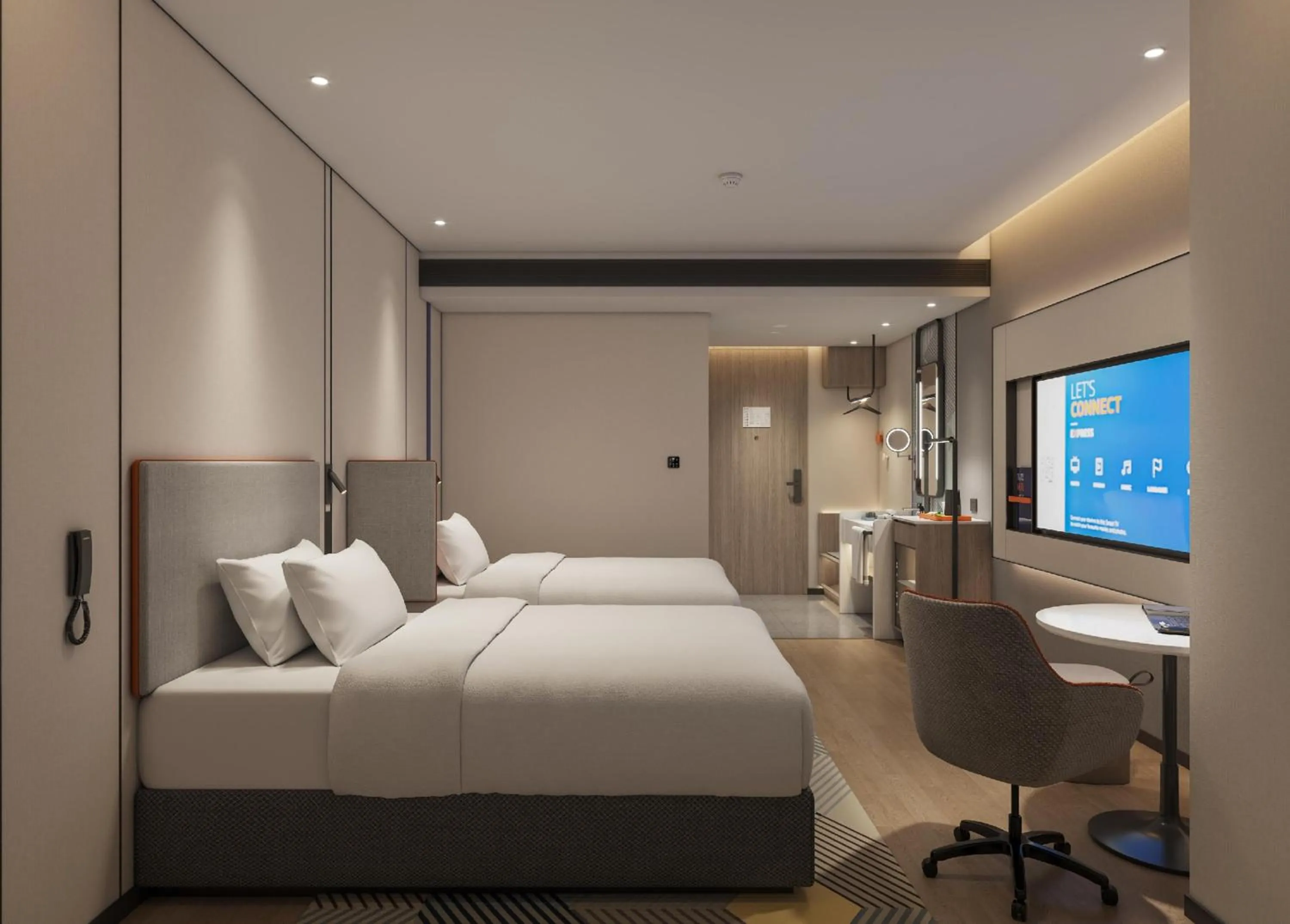 Photo of the whole room, Bed in Holiday Inn Express Chongqing Ciqikou Ancient Town by IHG