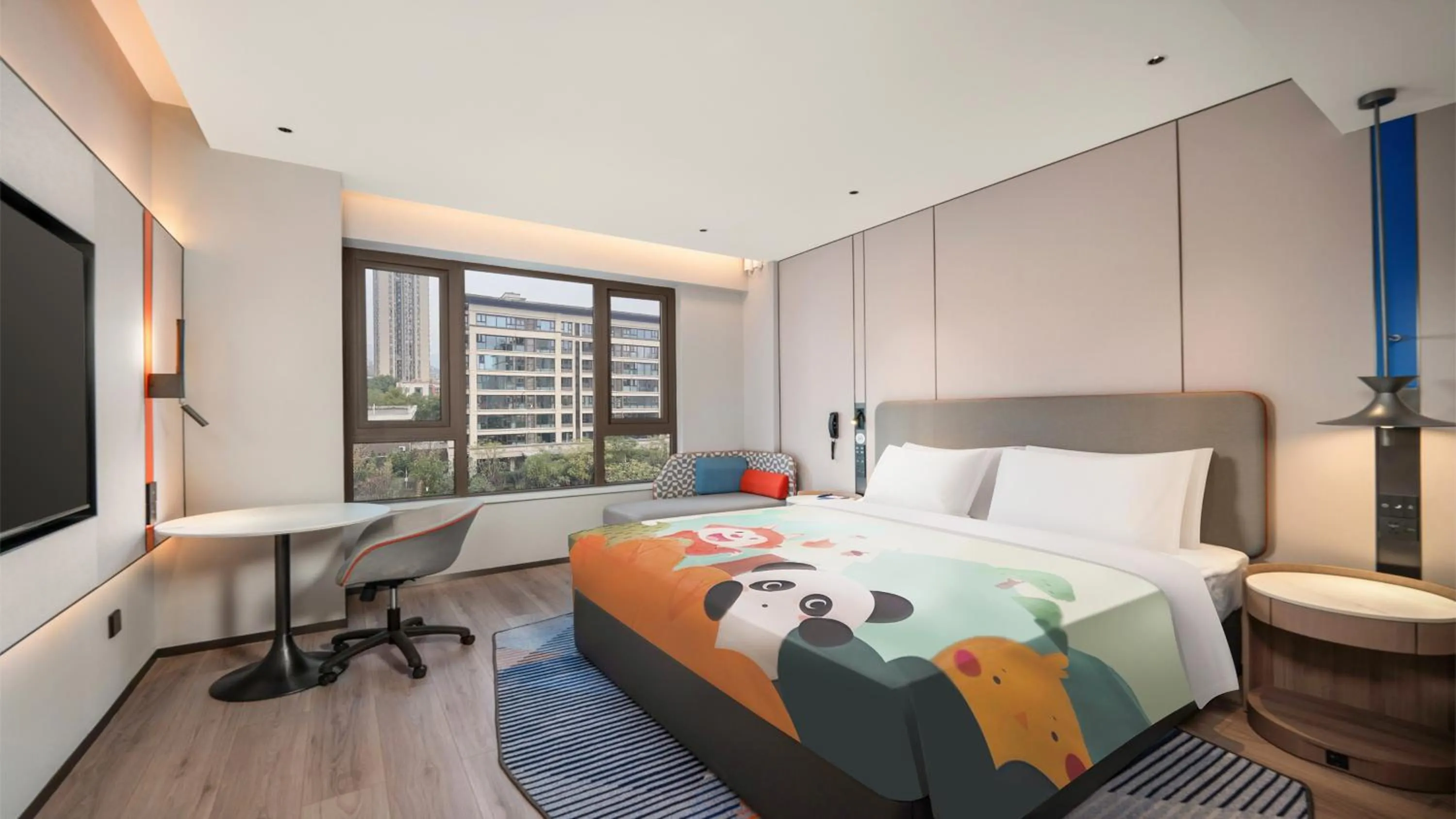 Bed in Holiday Inn Express Chongqing Ciqikou Ancient Town by IHG