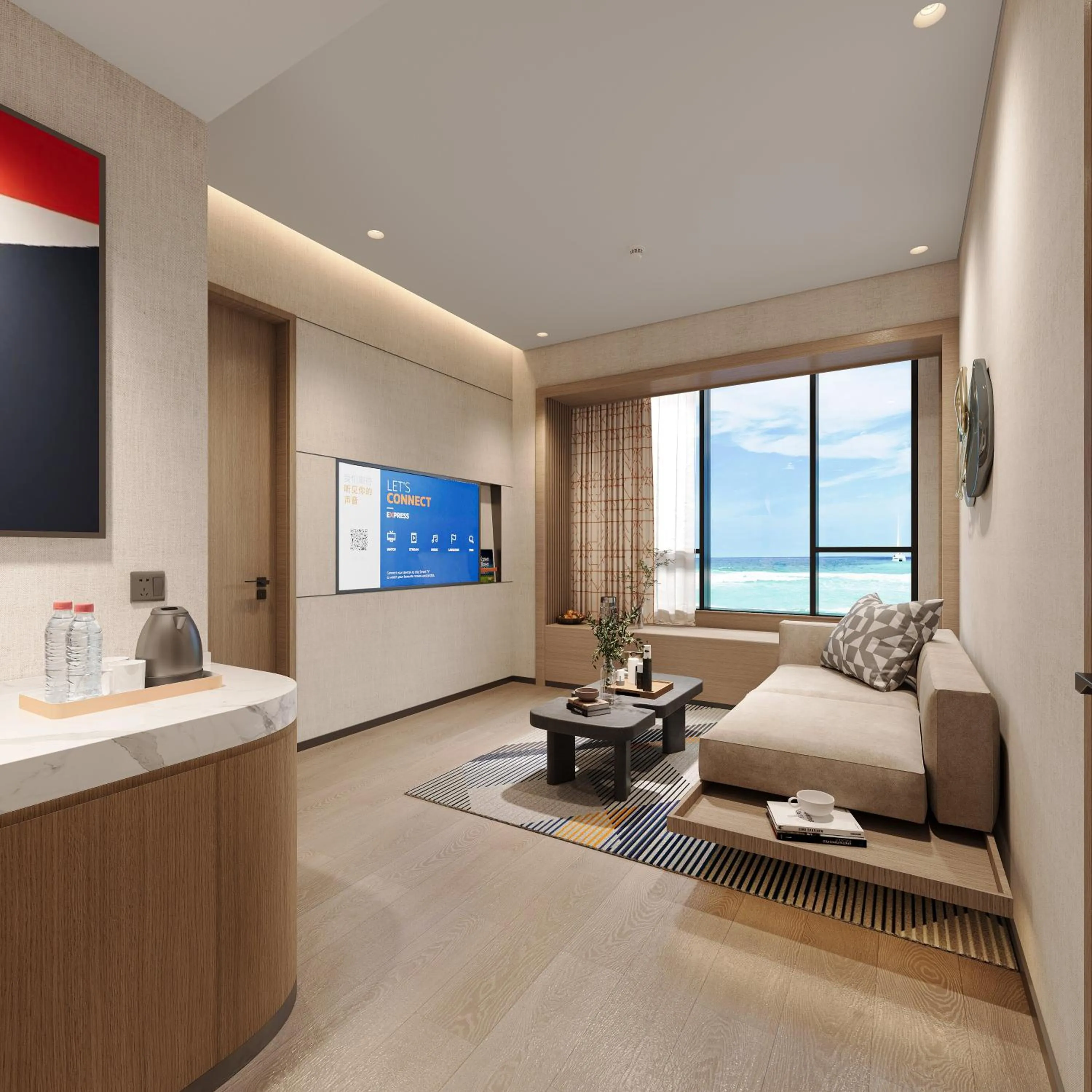 Photo of the whole room in Holiday Inn Express Zhanjiang Coast by IHG