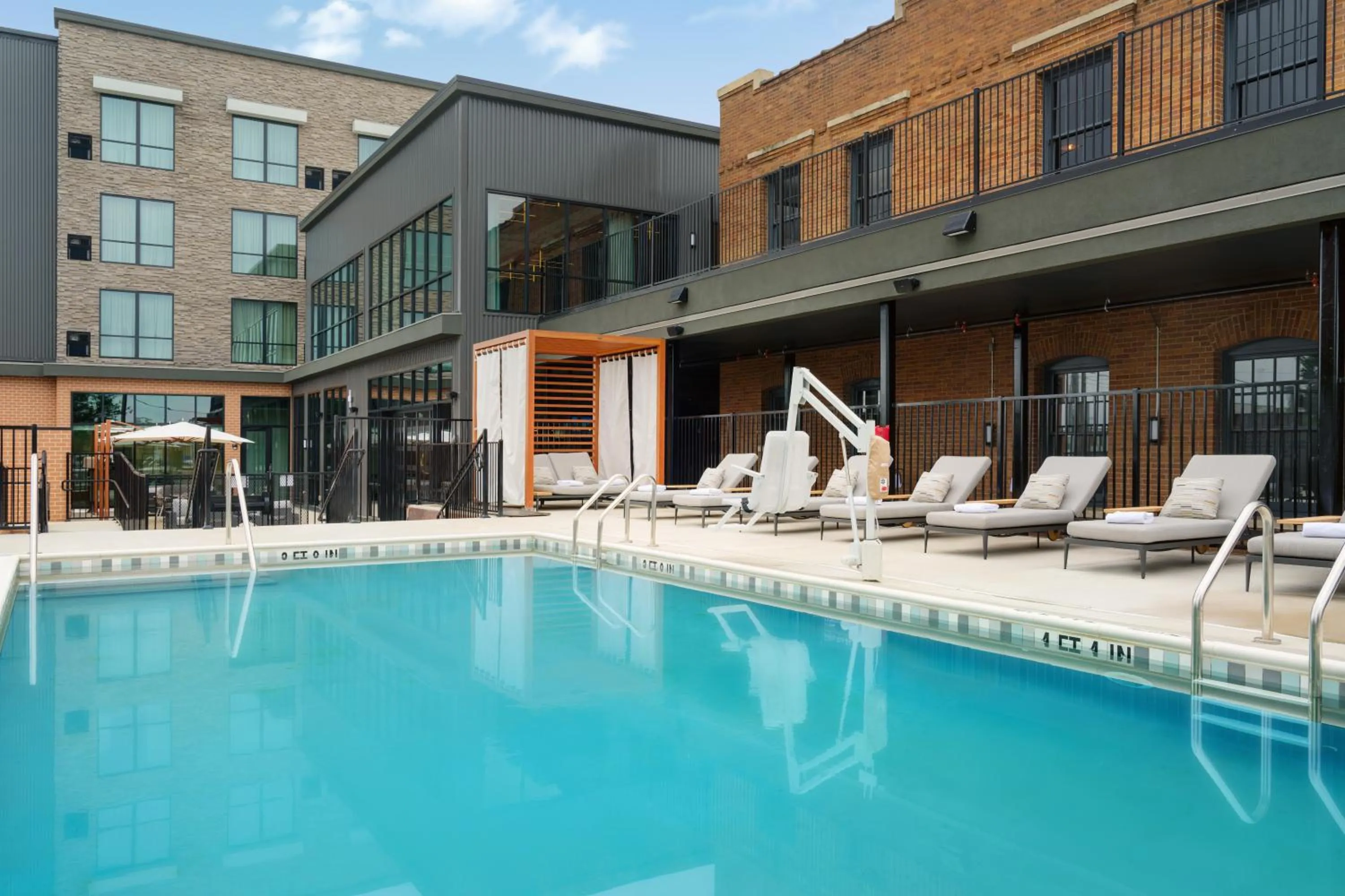 Swimming pool in The Nobleman Fort Worth, Tapestry Collection By Hilton