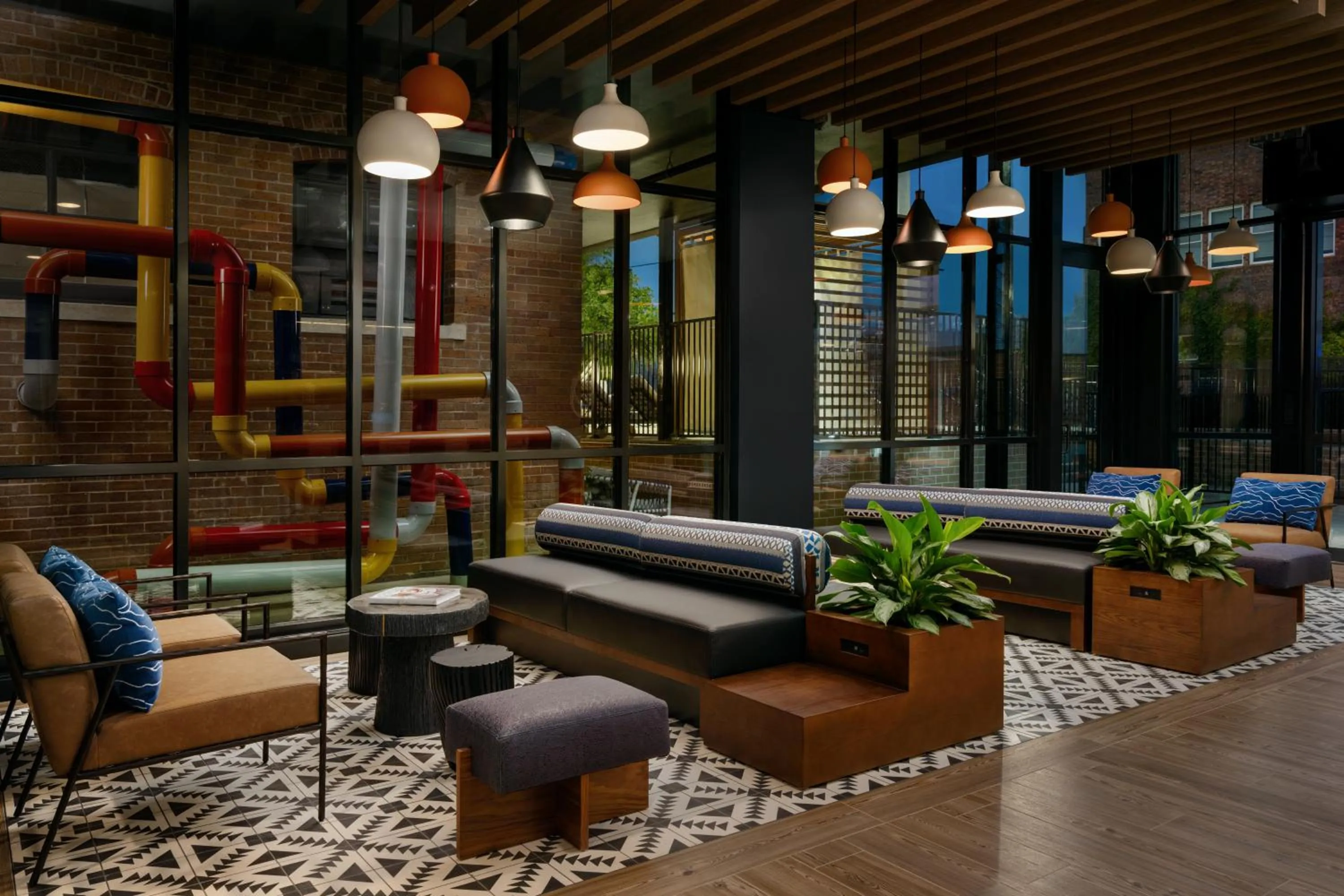 Lounge or bar in The Nobleman Fort Worth, Tapestry Collection By Hilton