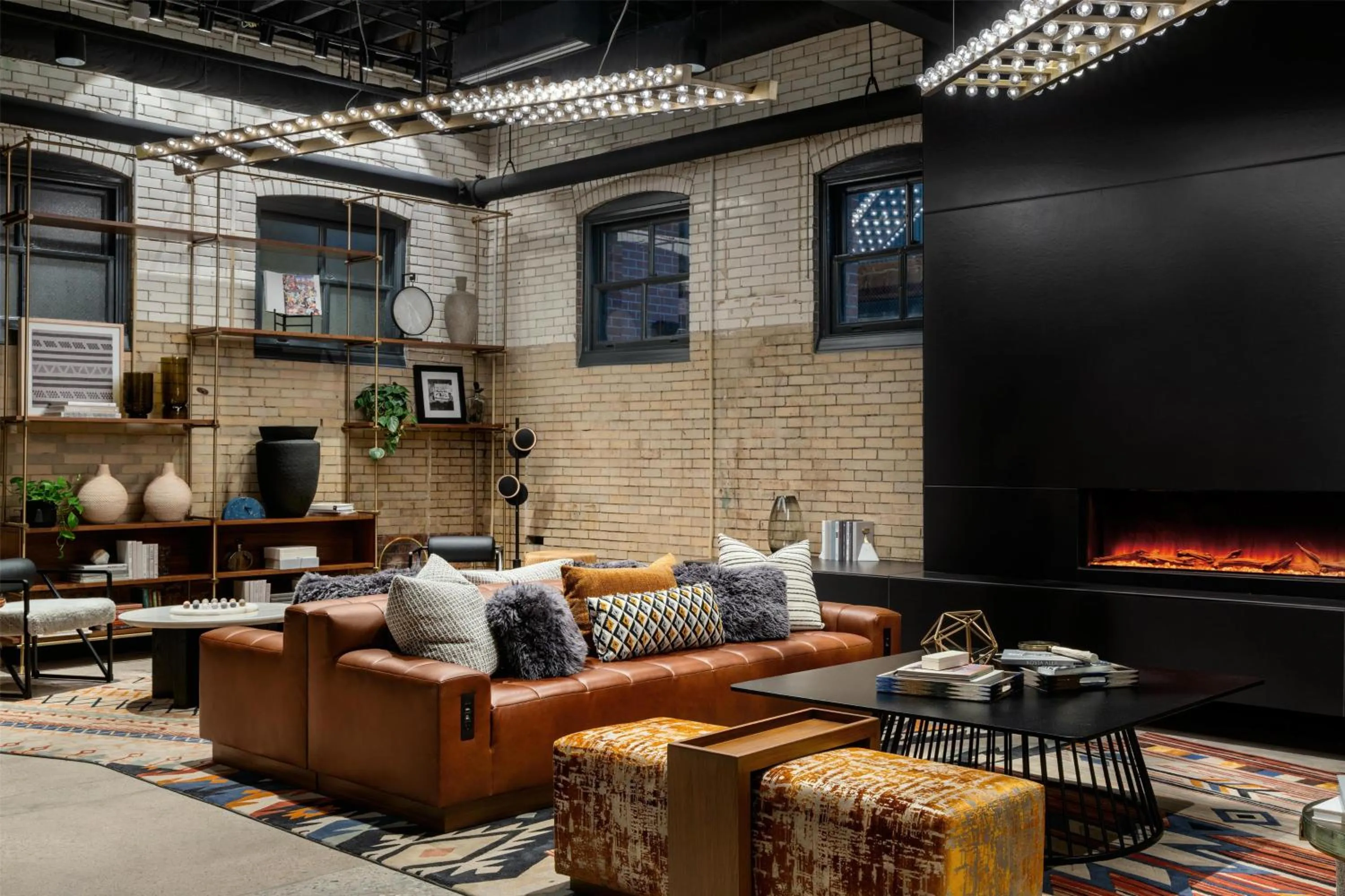 Communal lounge/ TV room in The Nobleman Fort Worth, Tapestry Collection By Hilton