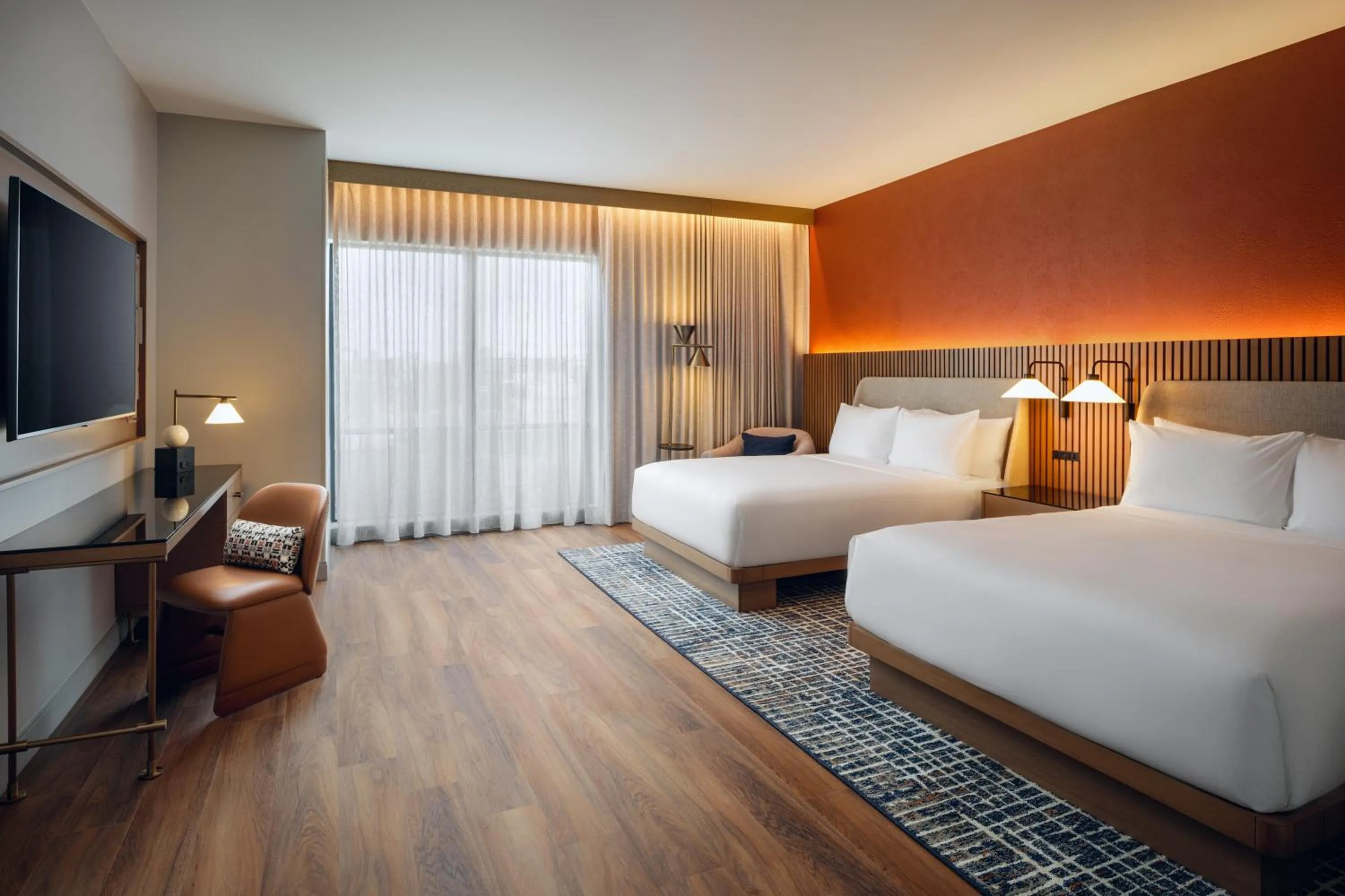 Bedroom, Bed in The Nobleman Fort Worth, Tapestry Collection By Hilton