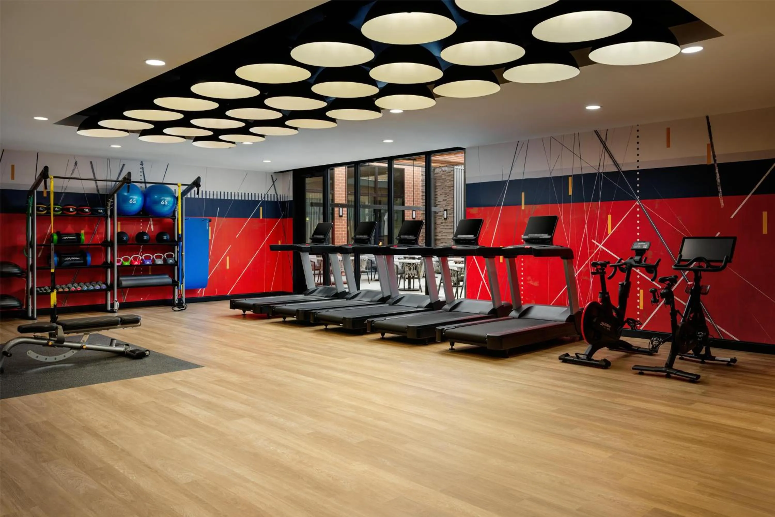 Fitness centre/facilities in The Nobleman Fort Worth, Tapestry Collection By Hilton