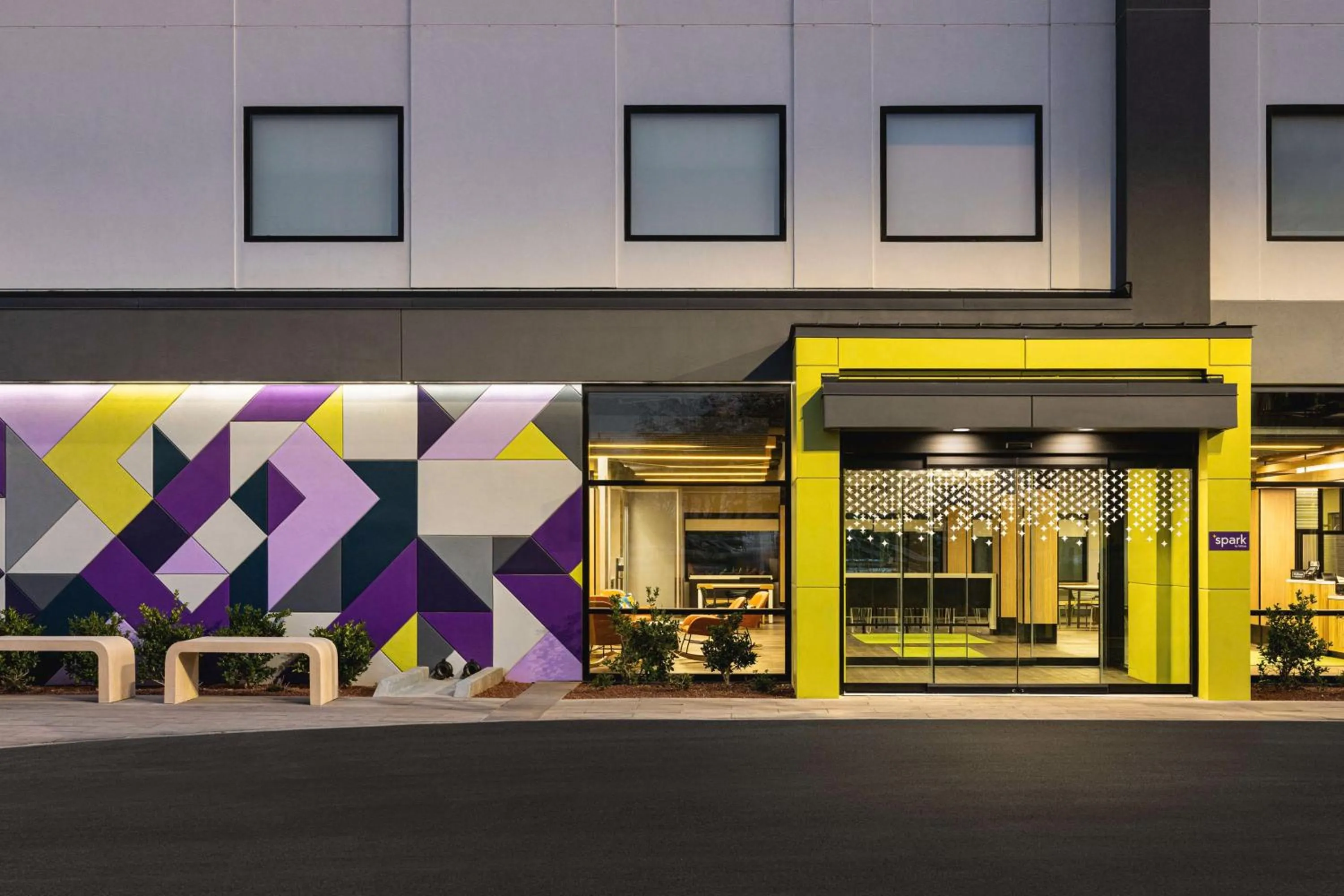 Property building in Spark By Hilton Las Vegas Airport