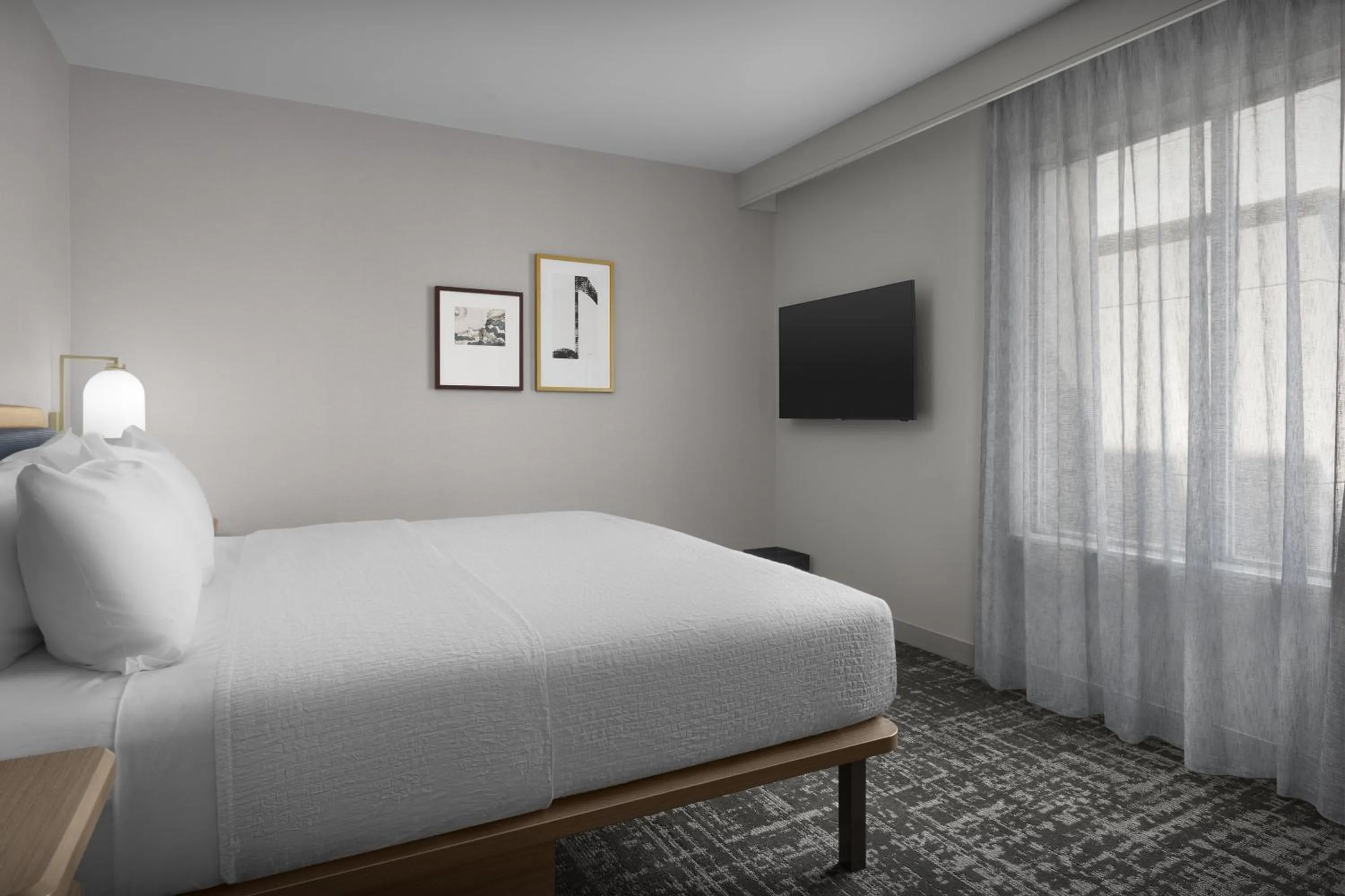 Bed in Homewood Suites By Hilton Jackson