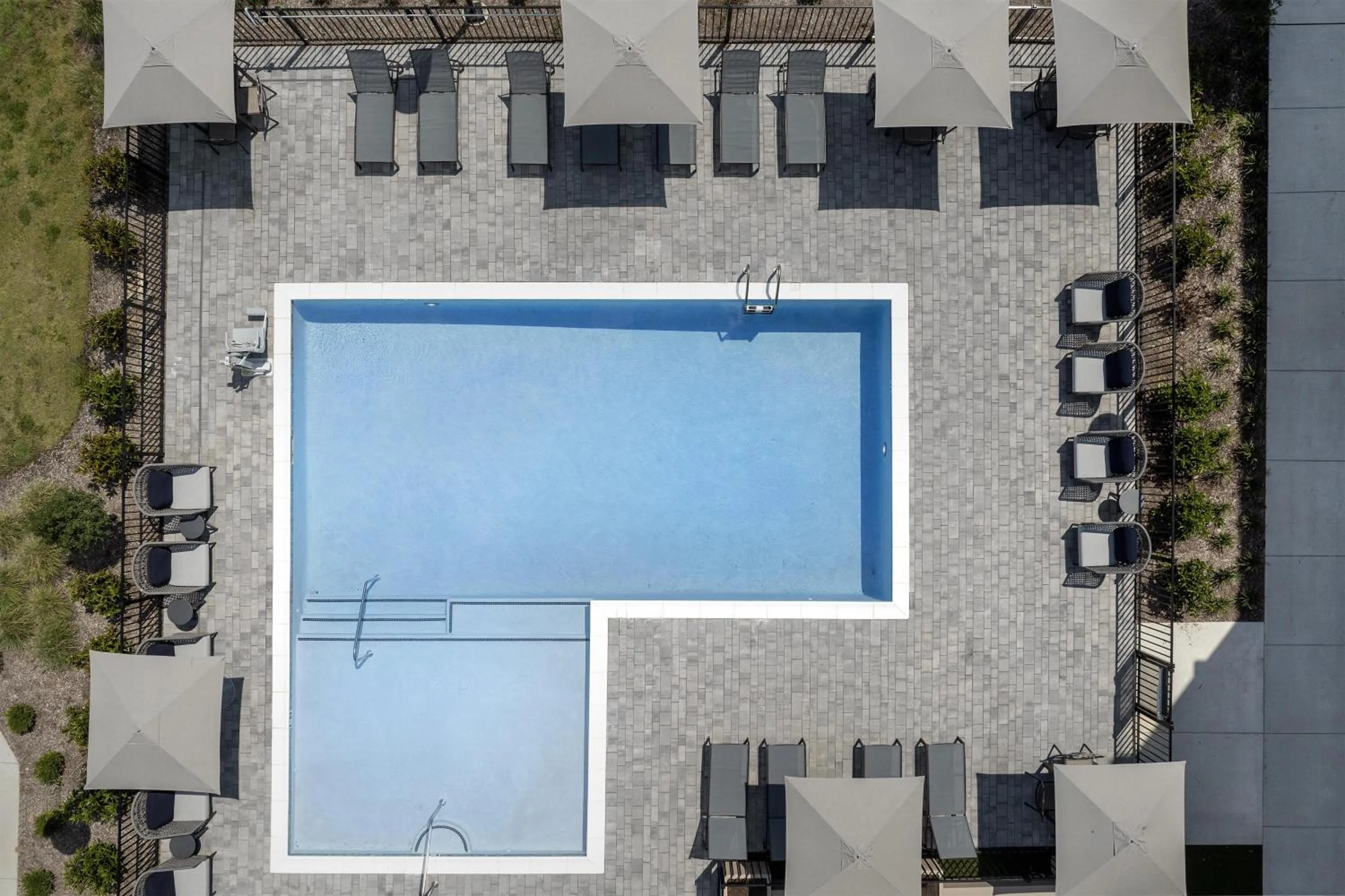 Pool view in Homewood Suites By Hilton Jackson