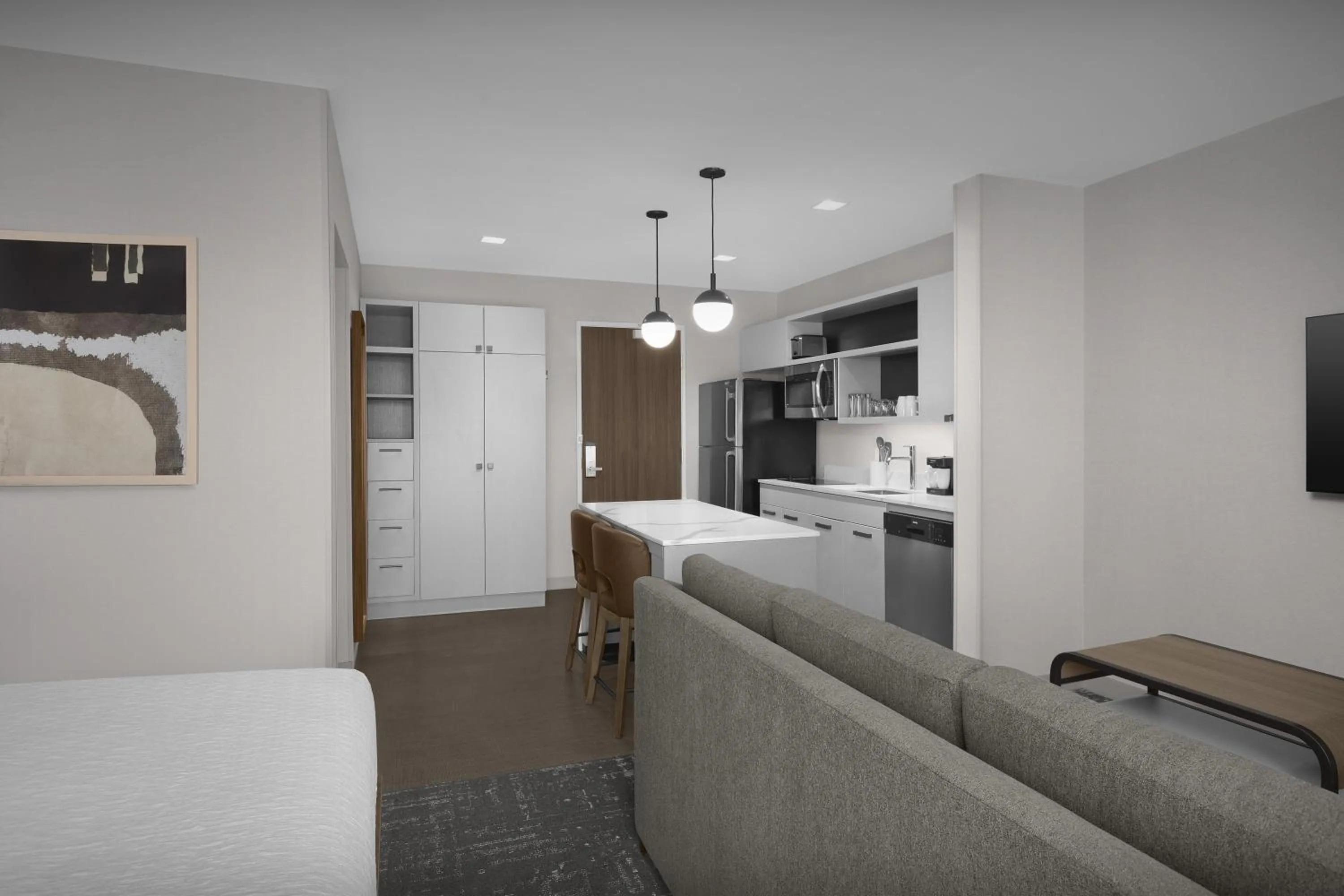 Living room in Homewood Suites By Hilton Jackson