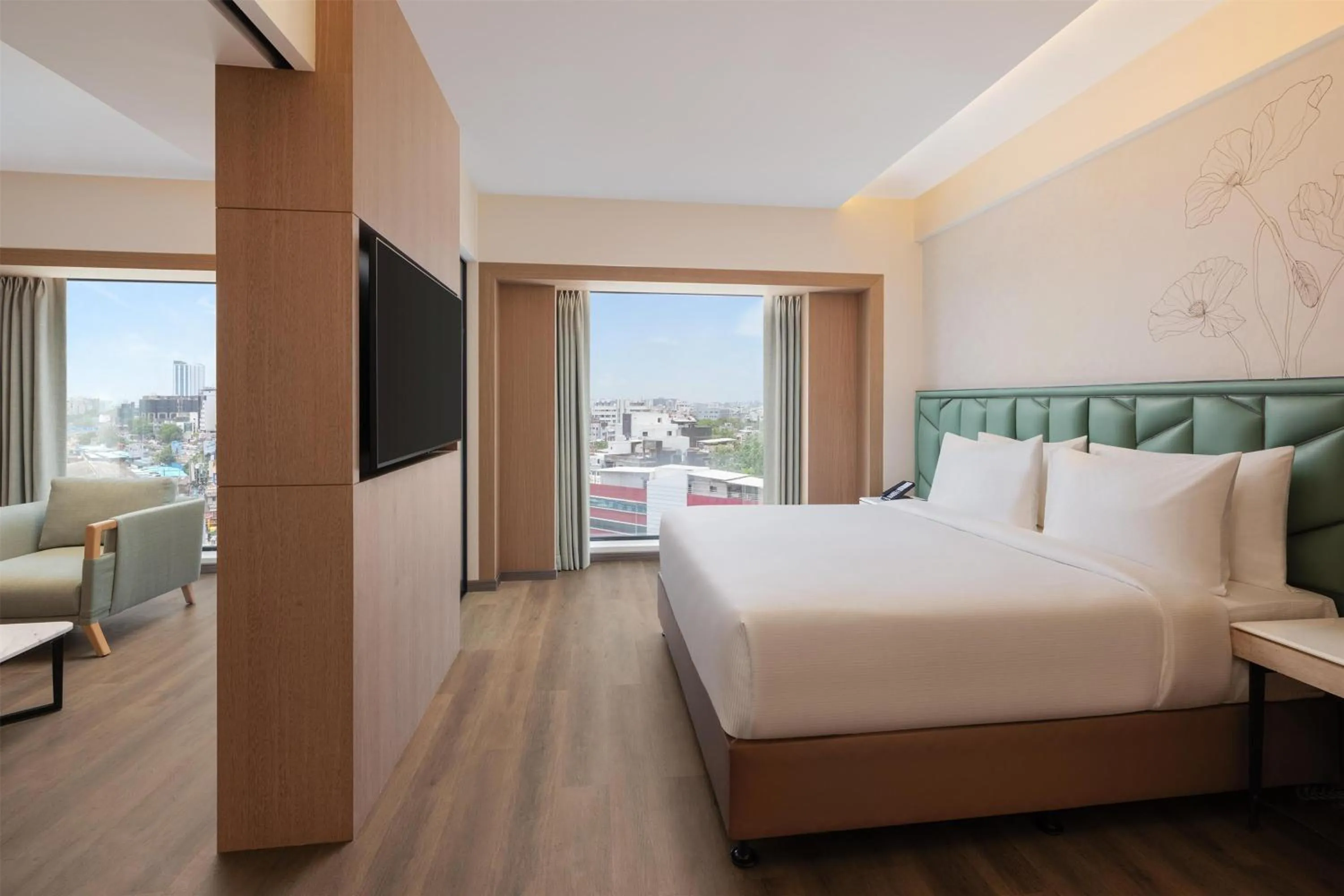 Bed in Hilton Garden Inn Surat City Centre