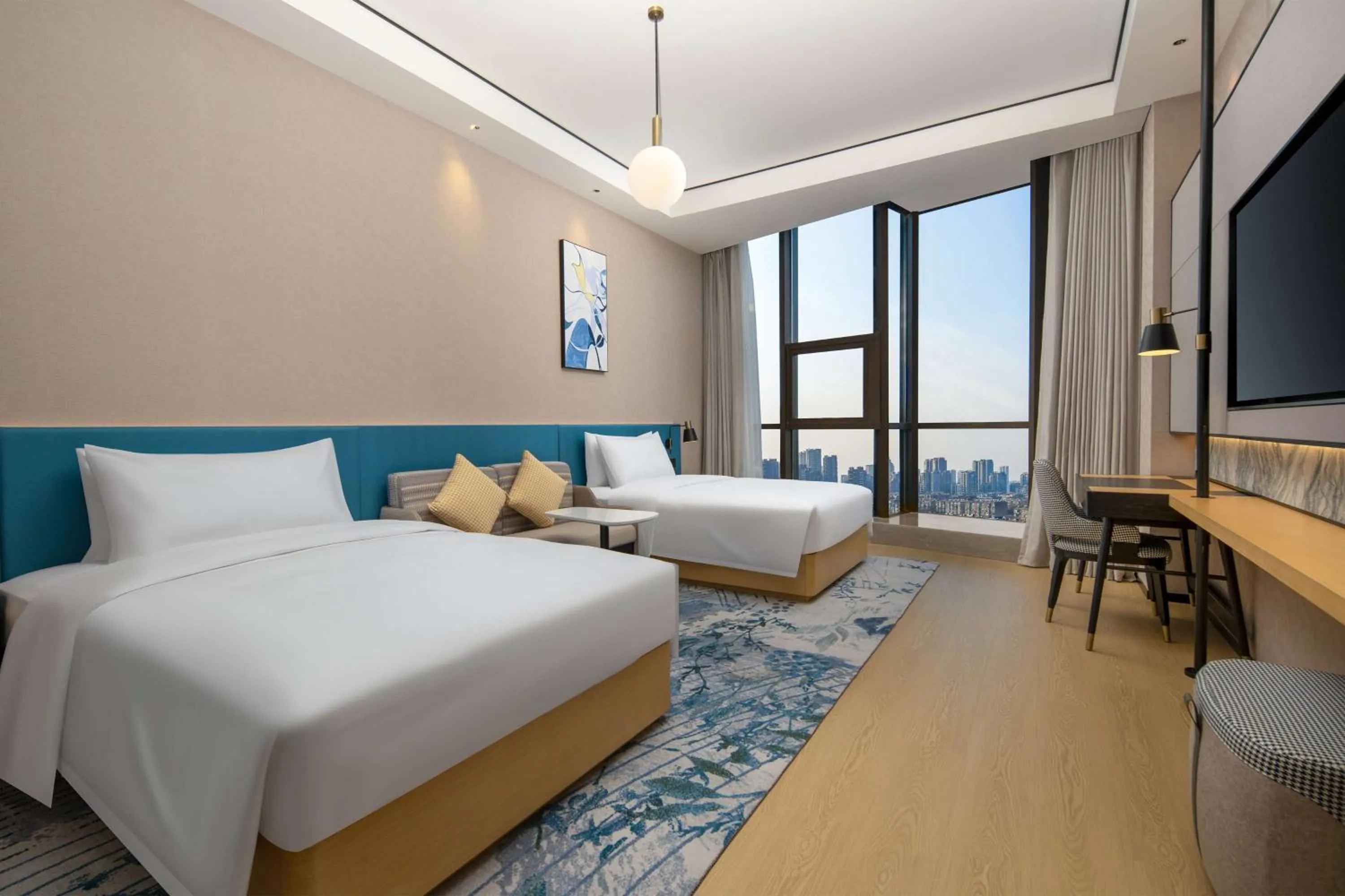 Bed in Hilton Garden Inn Xuzhou Pengcheng Square