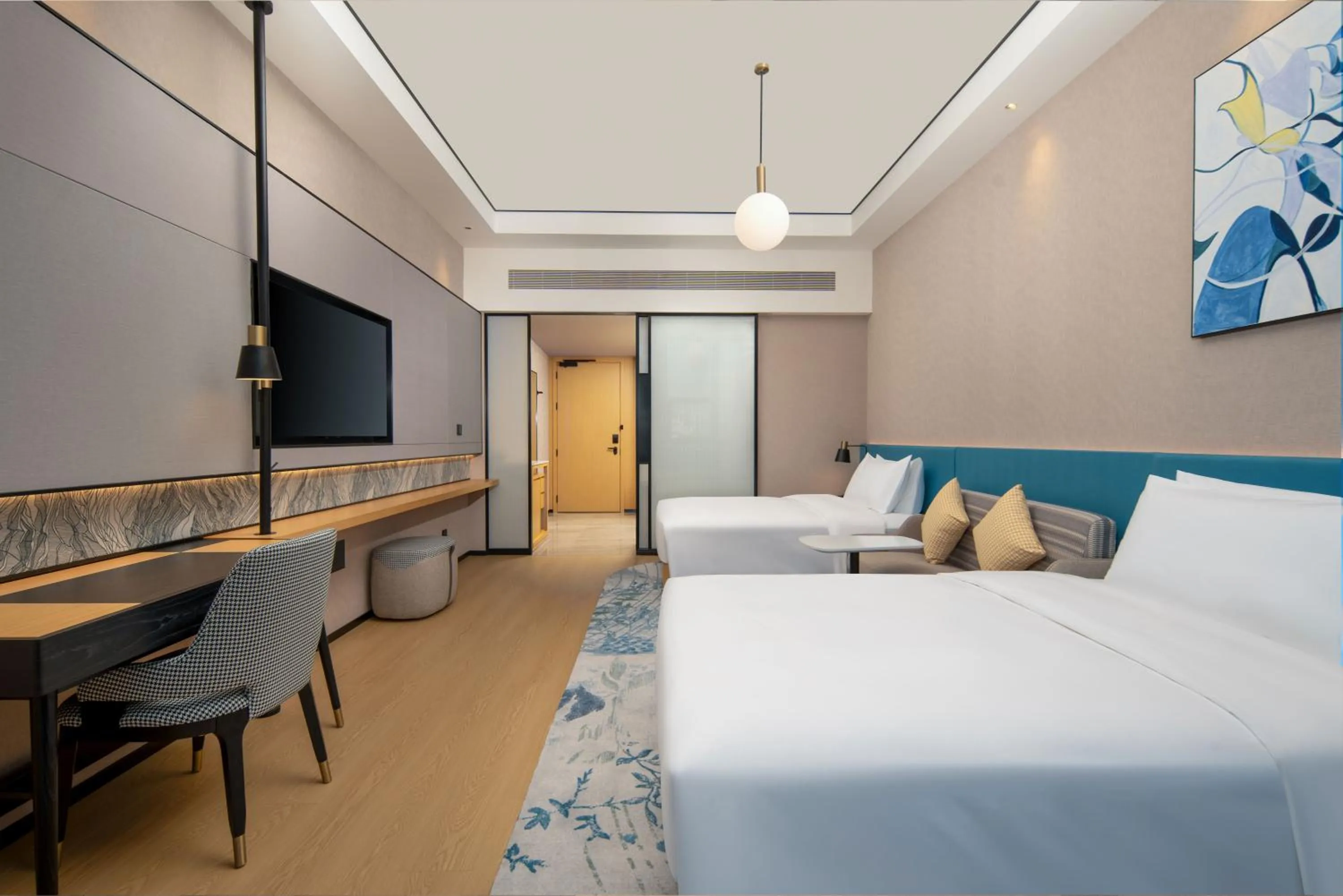 Bed in Hilton Garden Inn Xuzhou Pengcheng Square