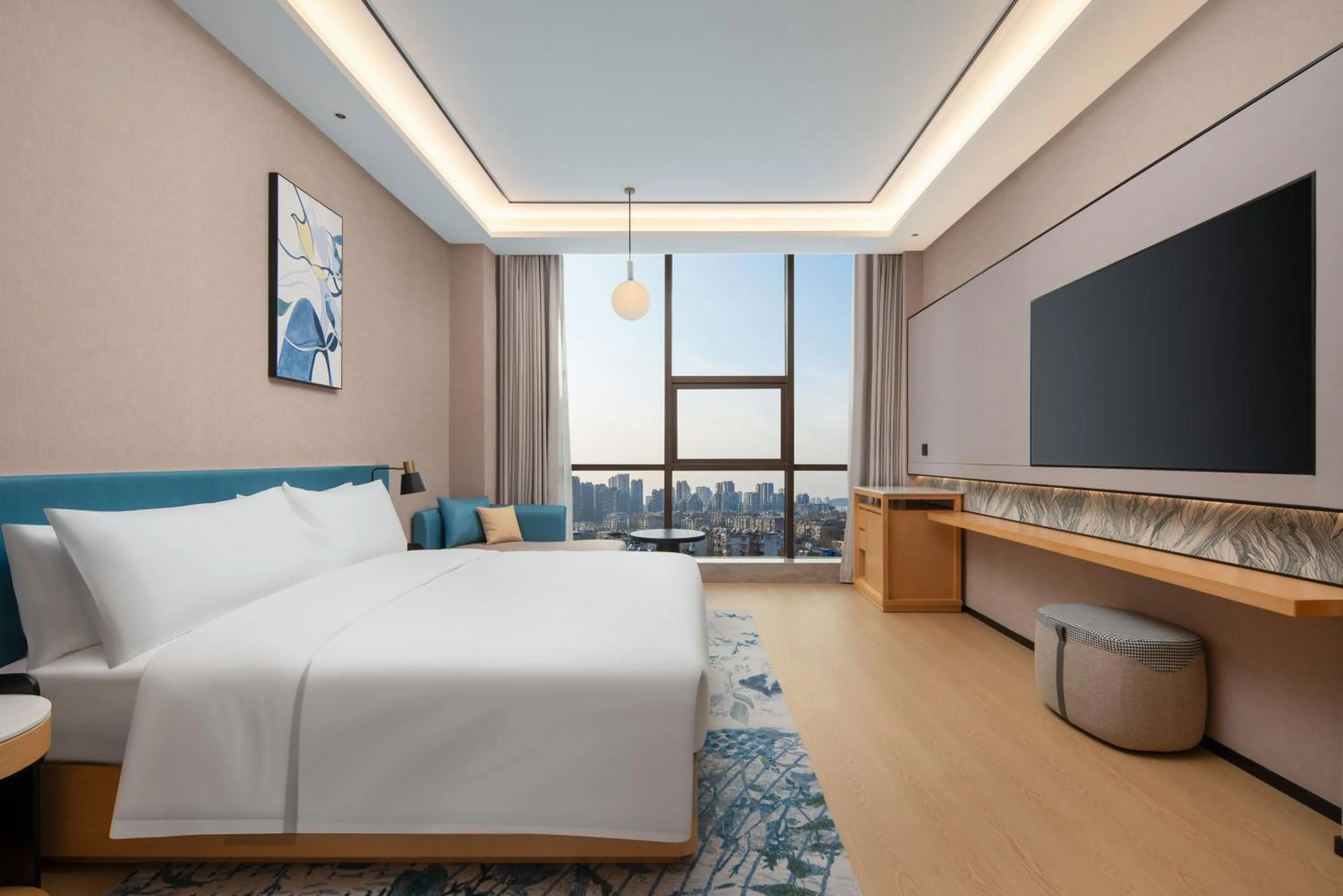 Bed in Hilton Garden Inn Xuzhou Pengcheng Square