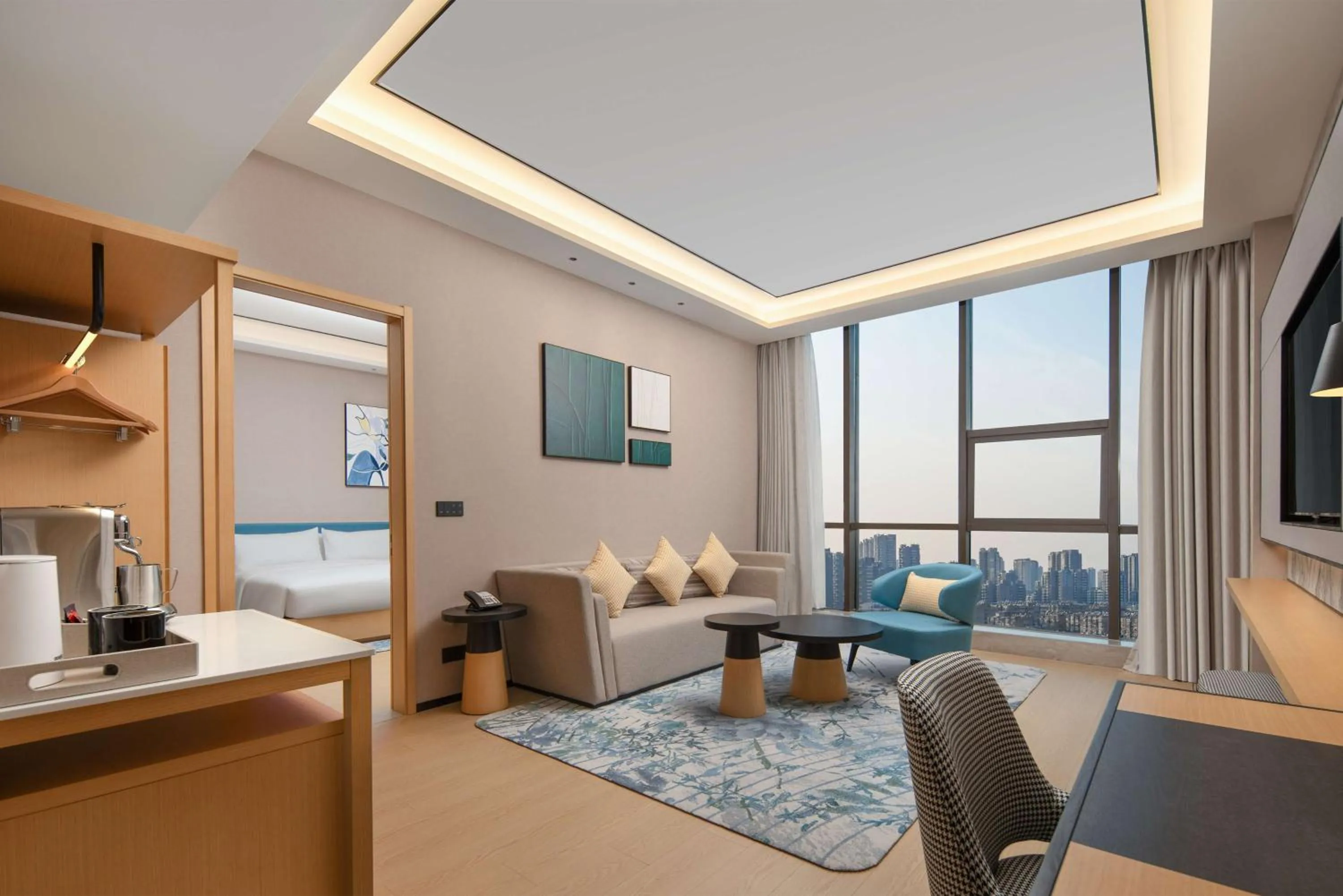 Living room in Hilton Garden Inn Xuzhou Pengcheng Square