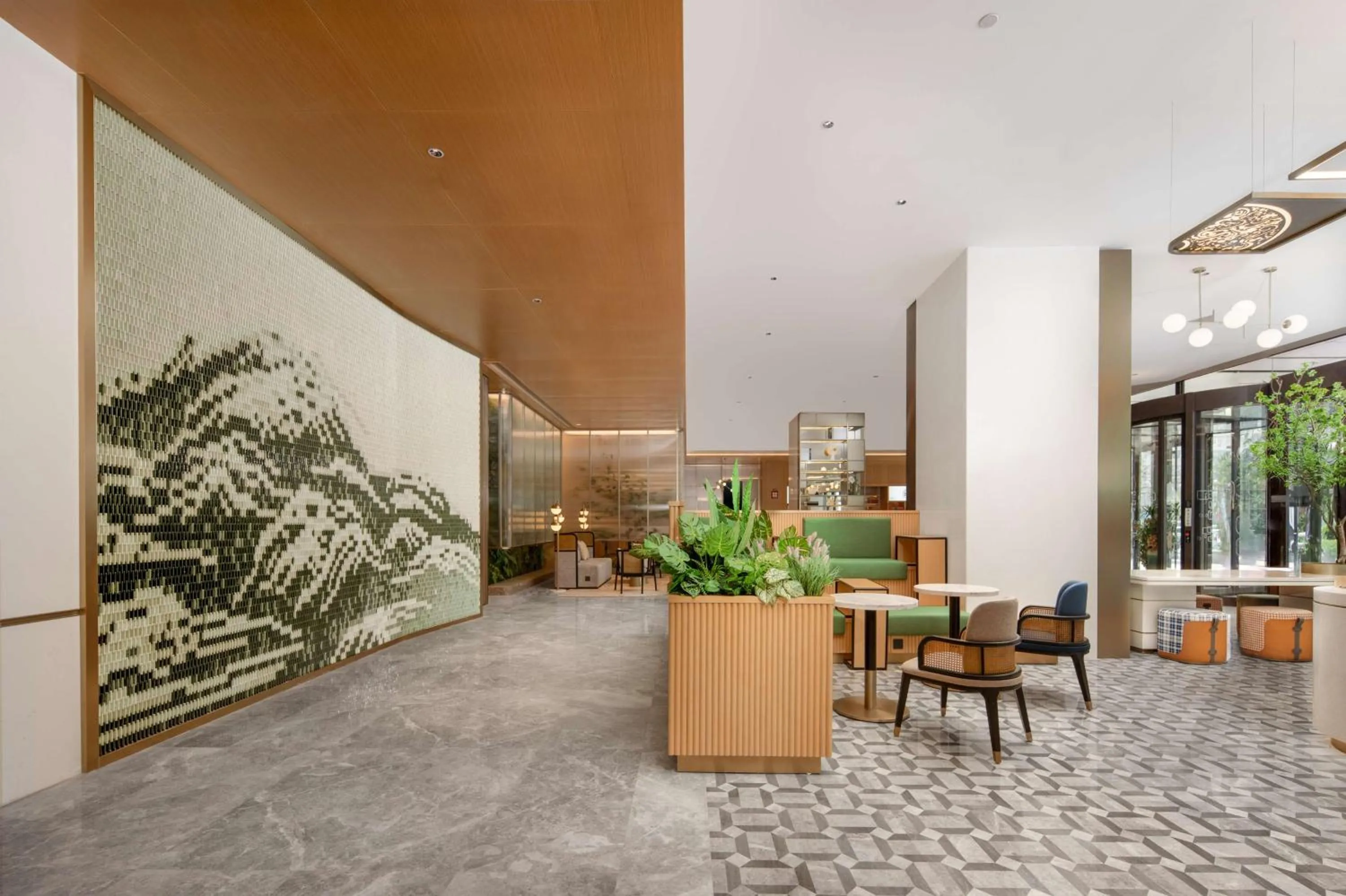 Lobby or reception in Hilton Garden Inn Xuzhou Pengcheng Square