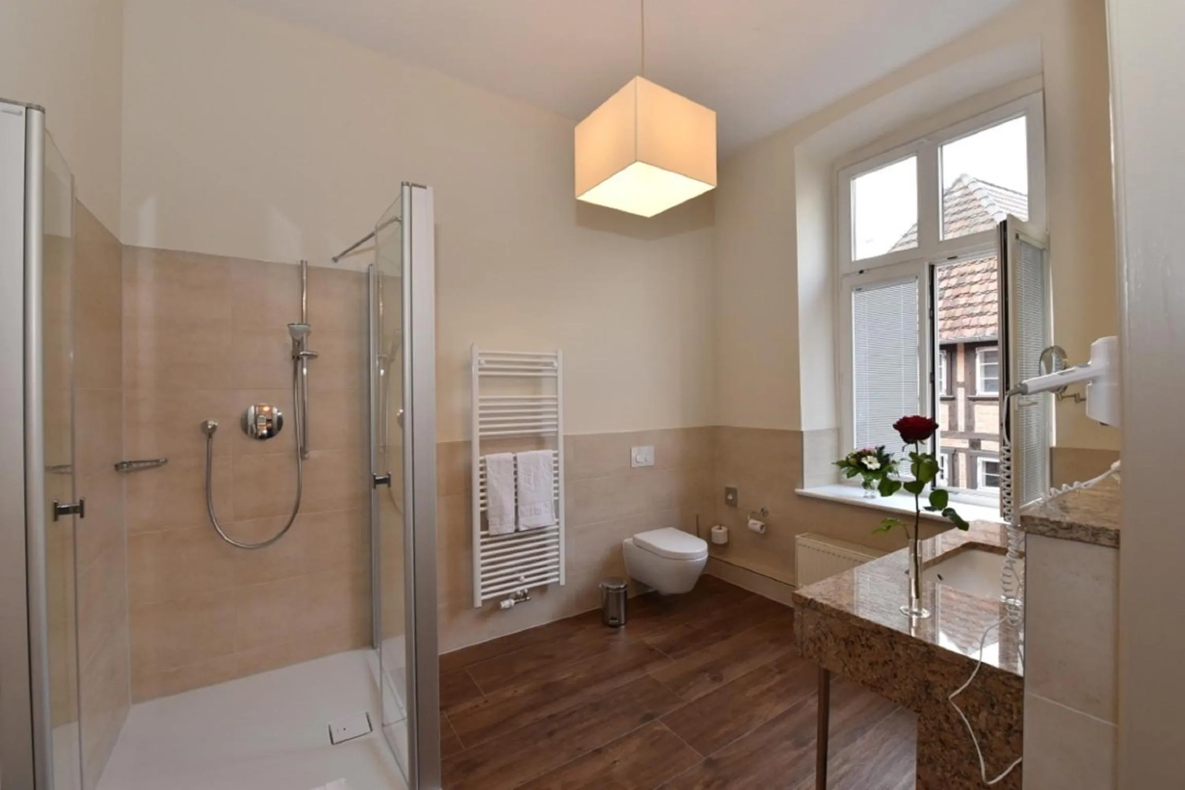 Shower in Weinhaus Wöhler