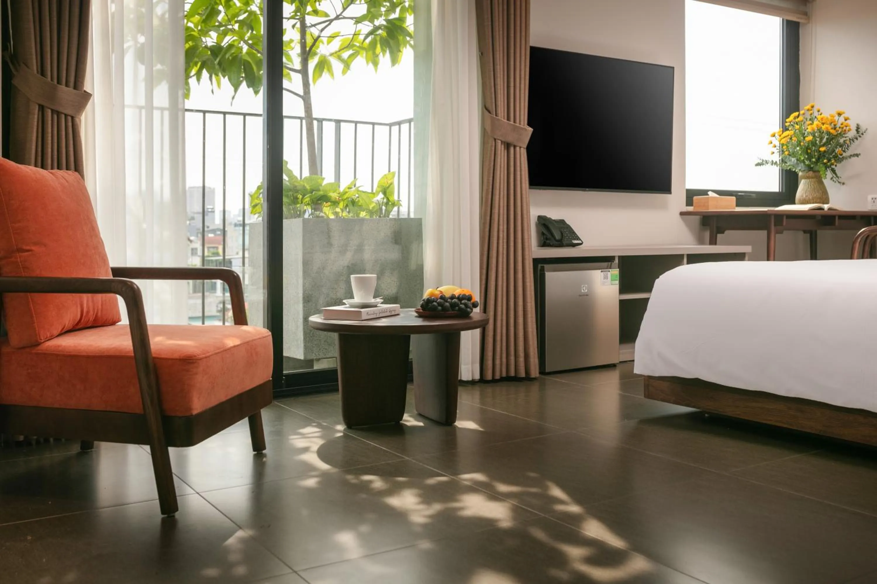 Bed in Hanoi Riverview Boutique Hotel & Apartment