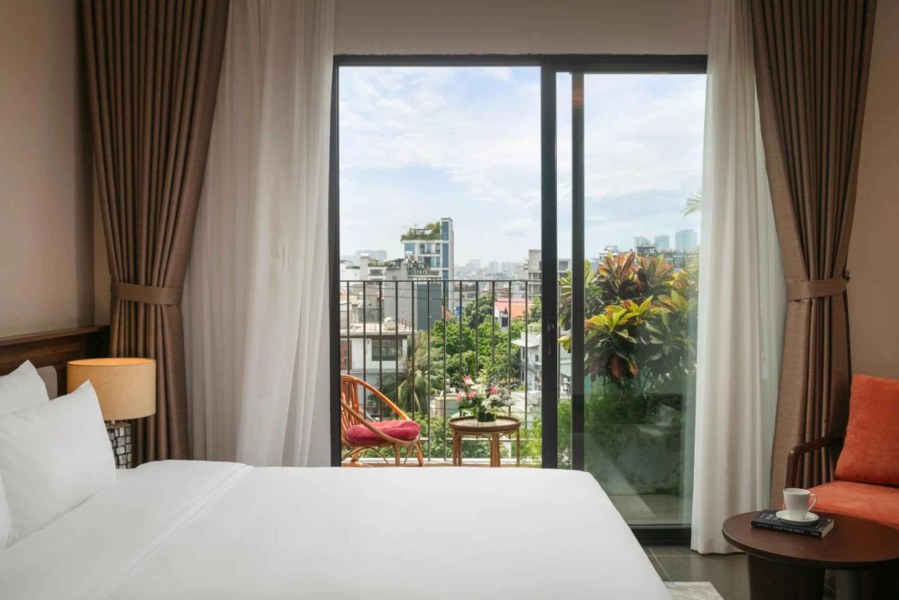 Bed in Hanoi Riverview Boutique Hotel & Apartment