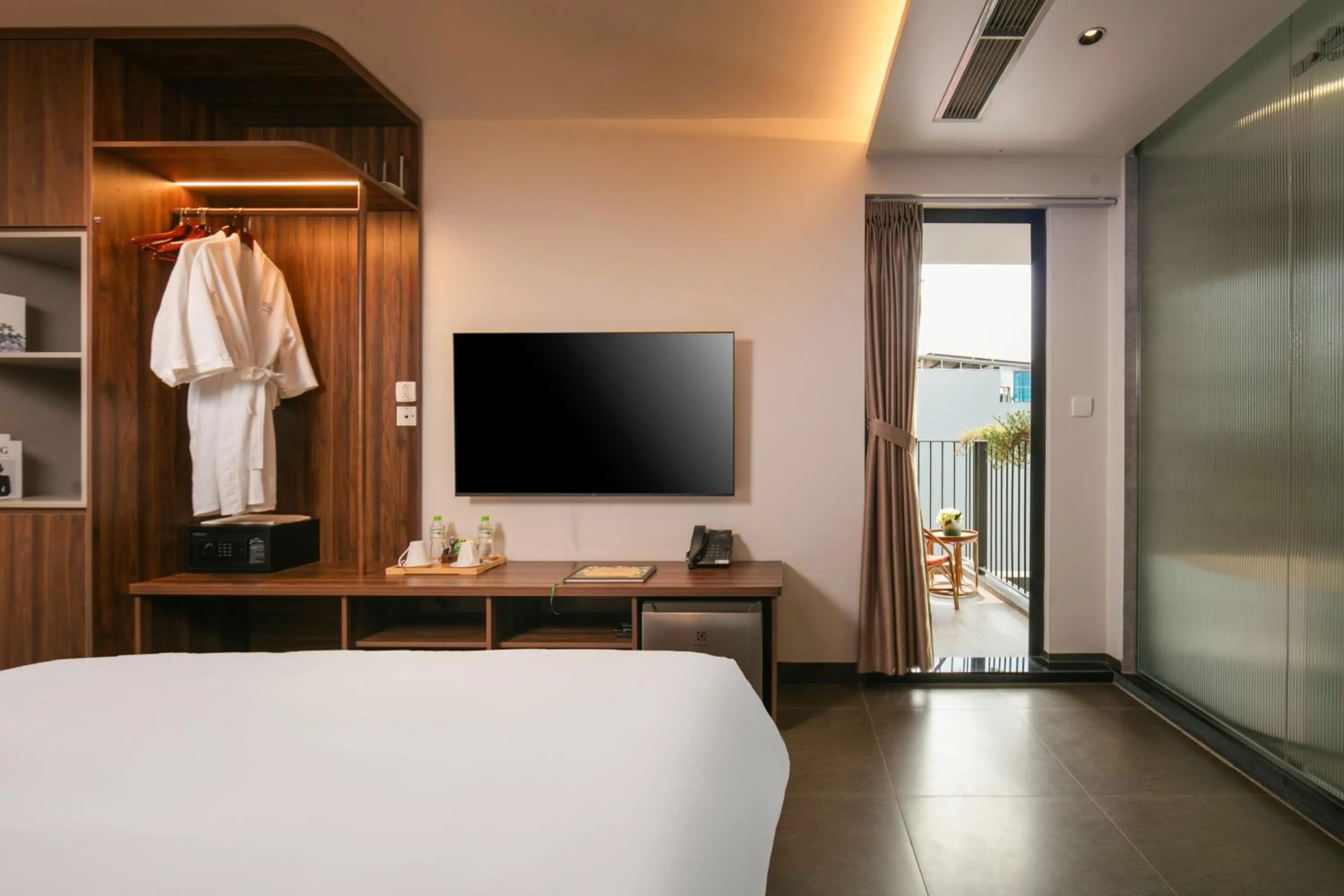 Bed in Hanoi Riverview Boutique Hotel & Apartment