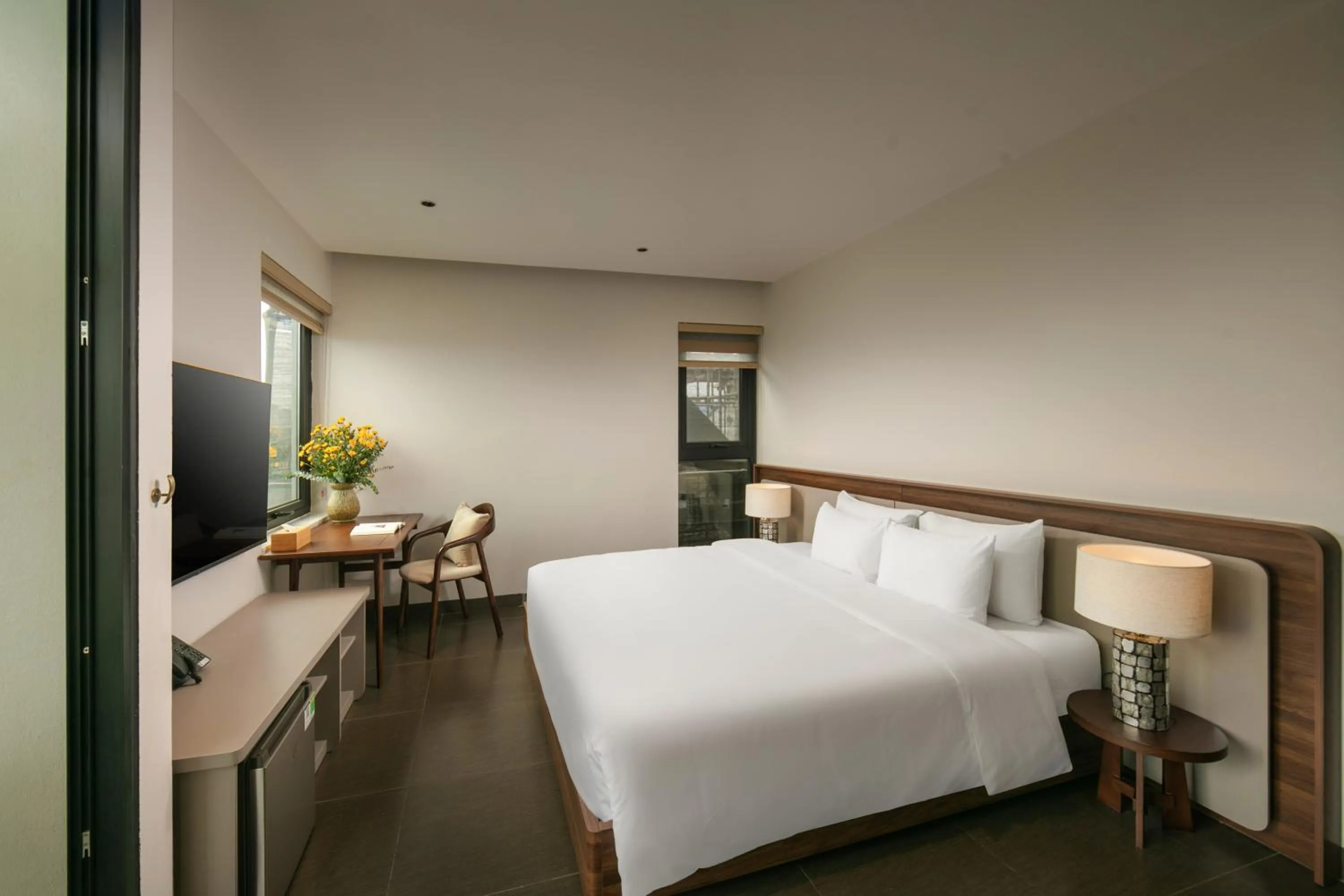 Bed in Hanoi Riverview Boutique Hotel & Apartment
